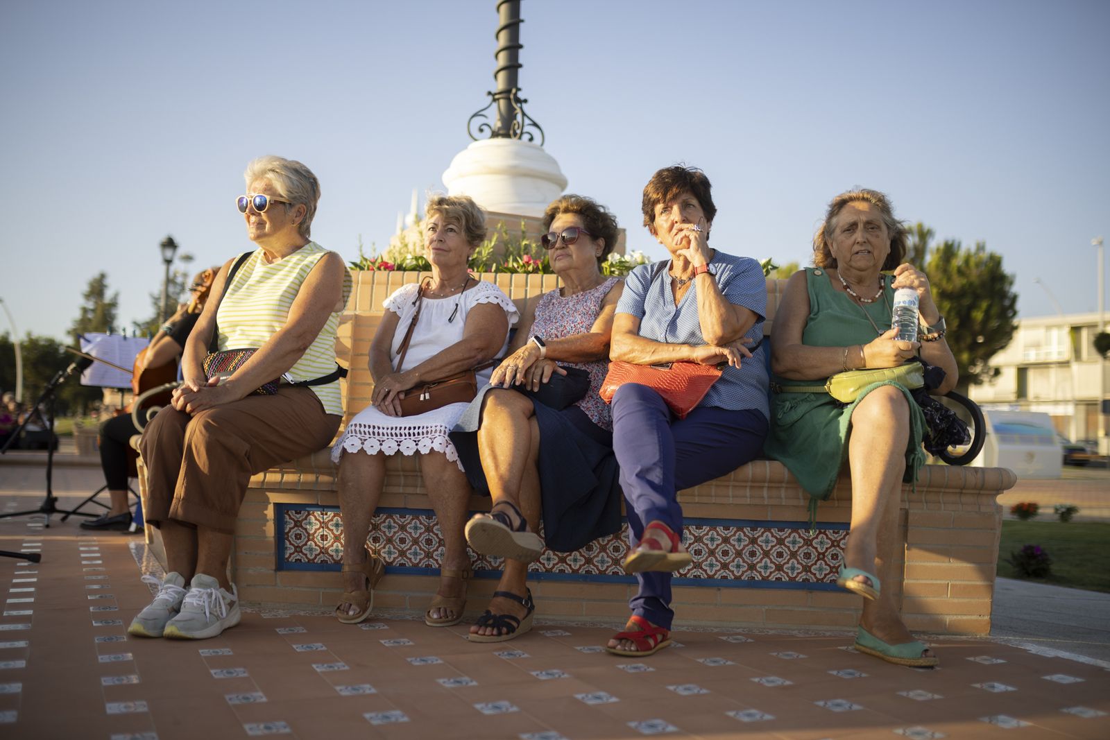 Imágenes de la inauguración De la Fuente de las Naciones en el Paseo de la Ría