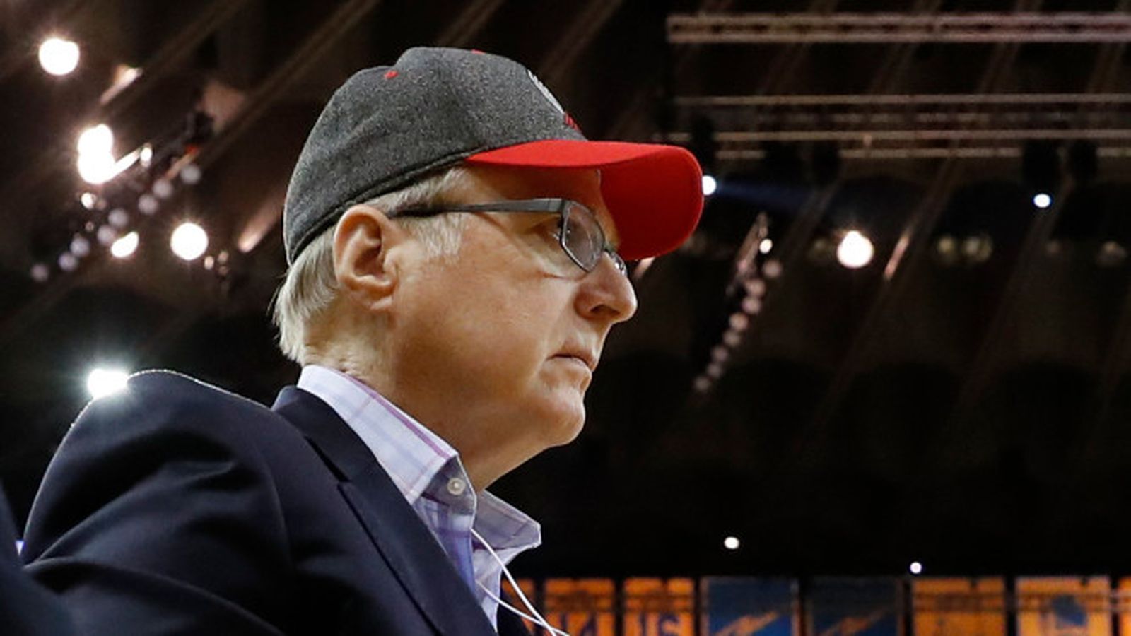Paul Allen, en un partido de los Trail Blazers.