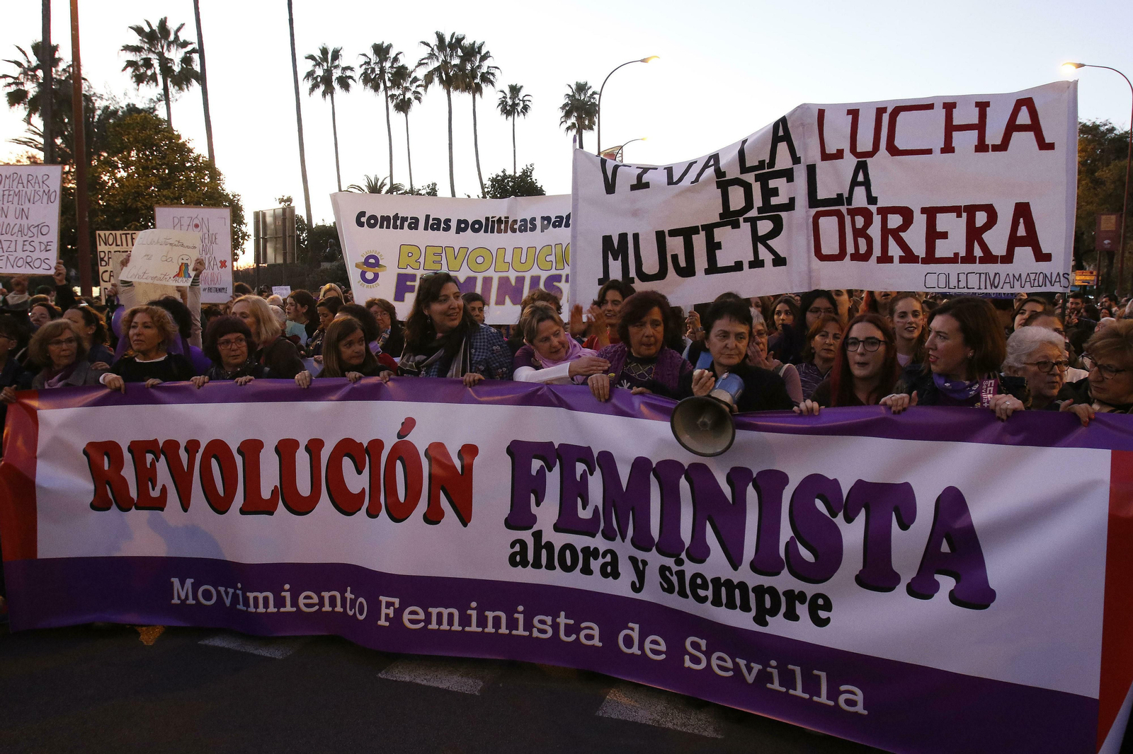 Las imágenes del 8-M en Sevilla