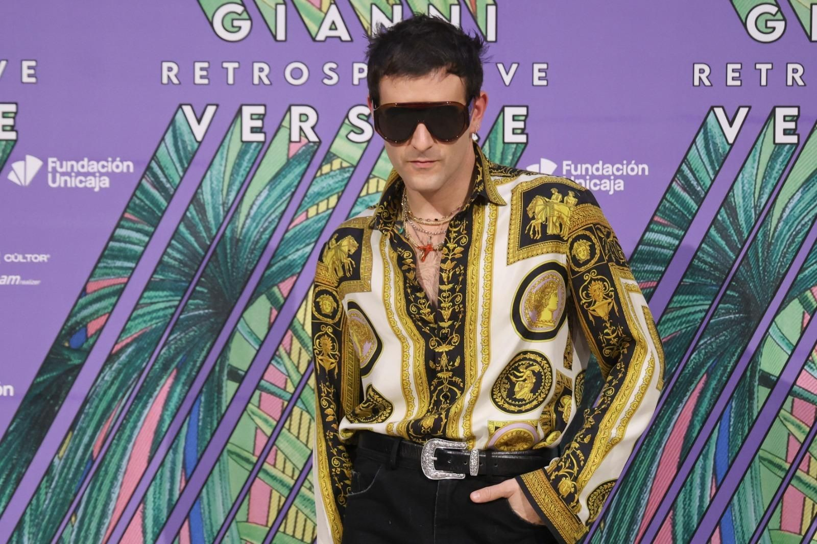 El photocall de la inauguración de la exposición de Versace en Málaga, en imágenes