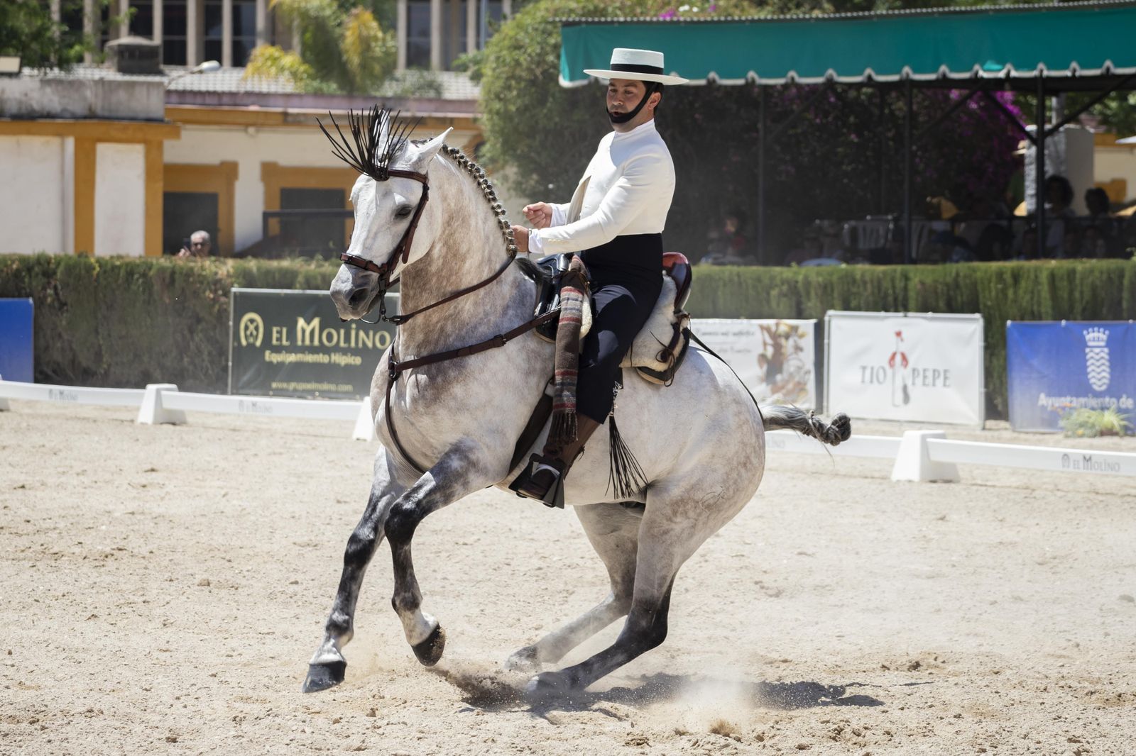 Final del concurso de Doma Vaquera 2023 en el Depósito de Sementales