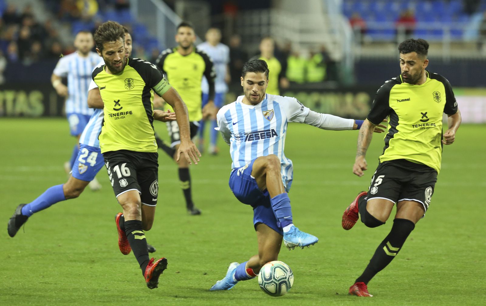 Las imágenes del Málaga CF-Tenerife