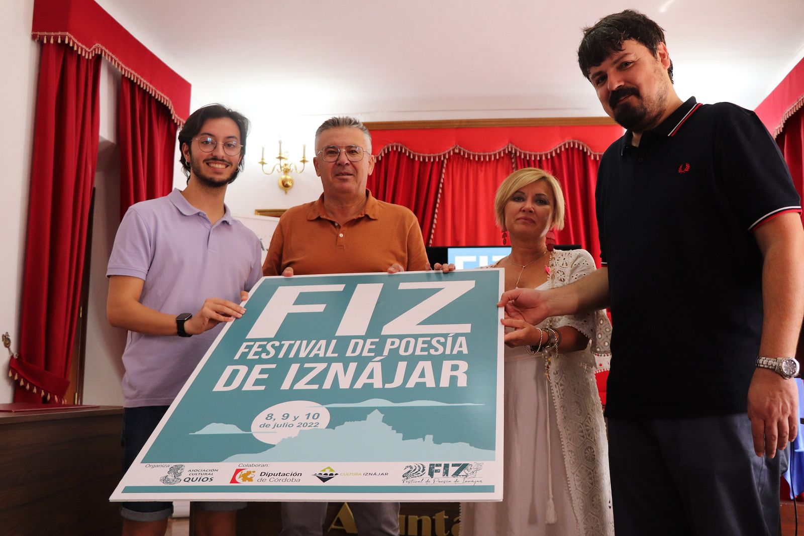 Presentación del cartel del Festival de Poesía de Iznájar.