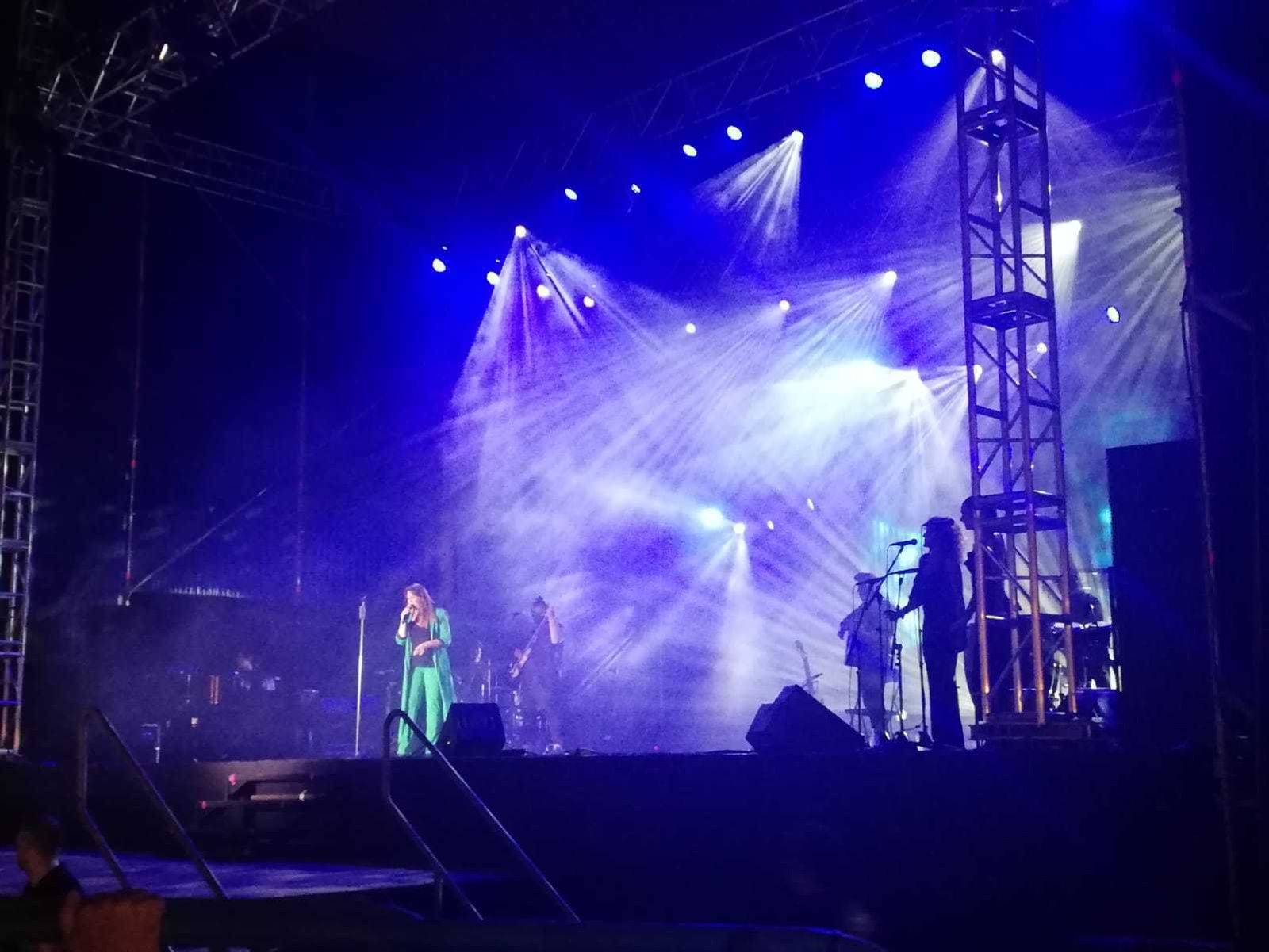 Niña Pastori en la Feria de Málaga 2018.