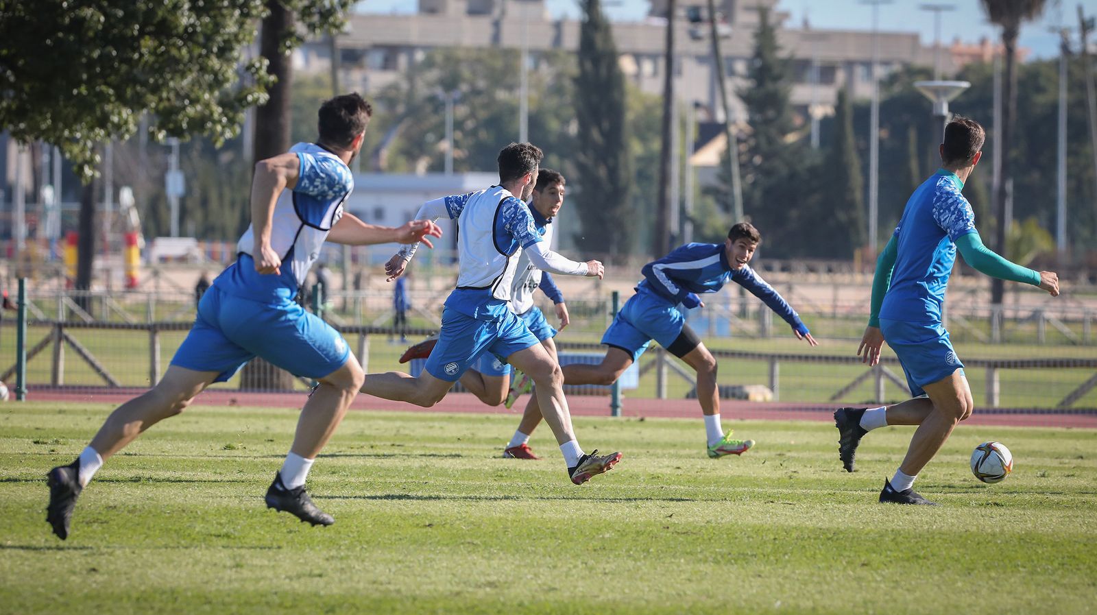 Entrenamiento del Xerez DFC en el Pepe Ravelo