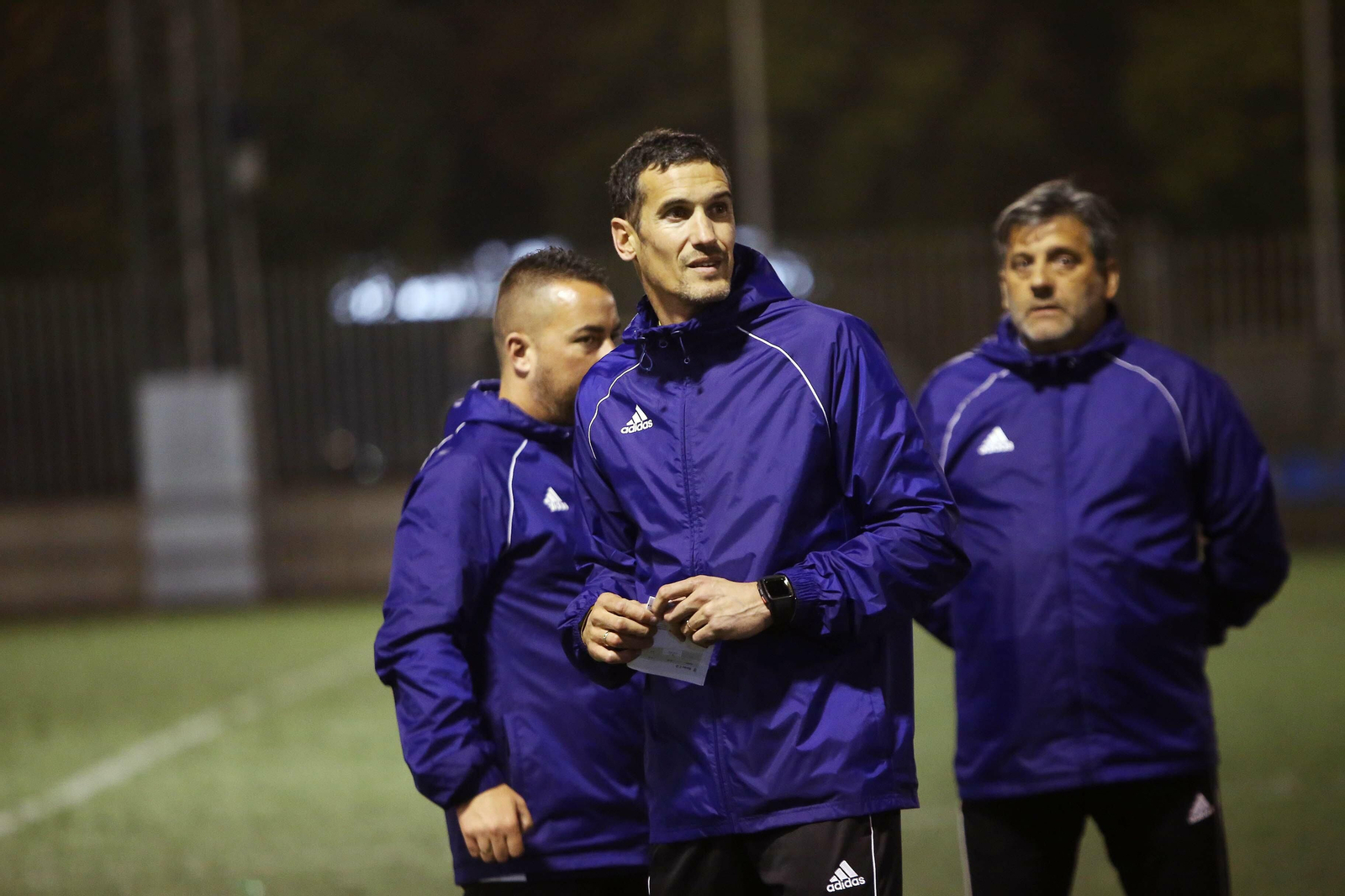 Imágenes del primer entrenamiento de Calle, nuevo entrenador del Xerez CD
