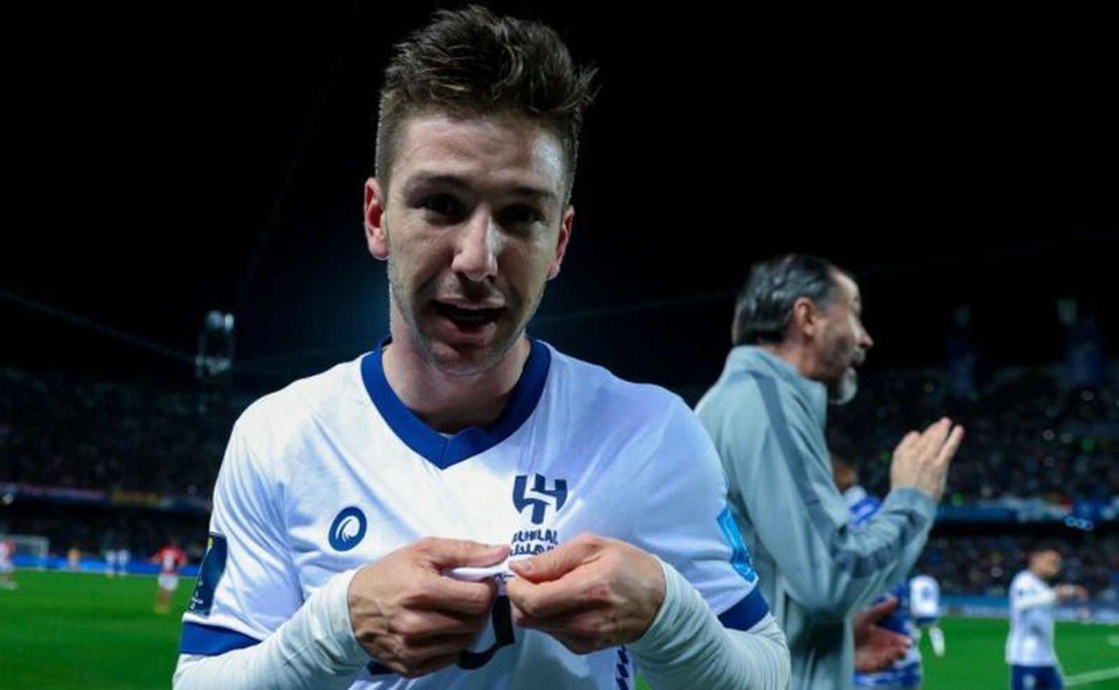 Vietto celebra el gol que me mete al Al-Hilal en la final del Mundial de Clubes.