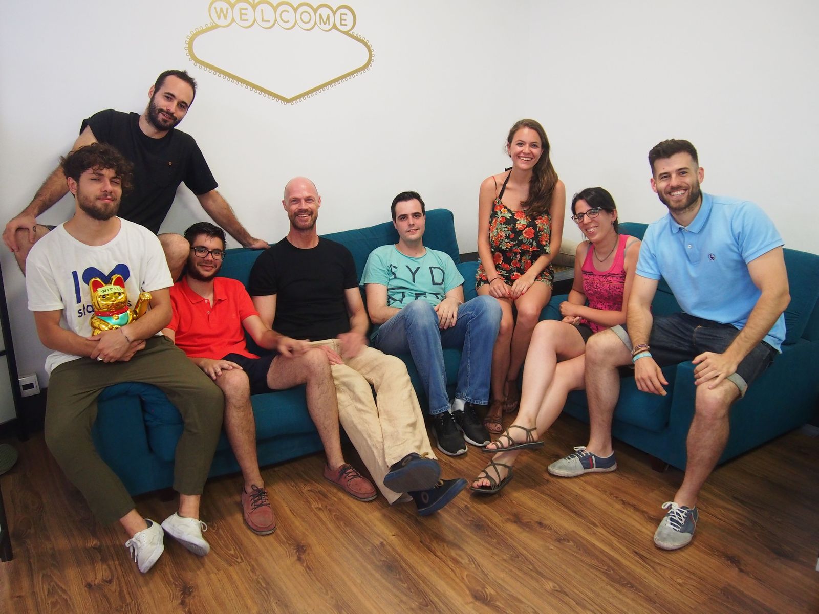 Los integrantes del equipo de Workkola.