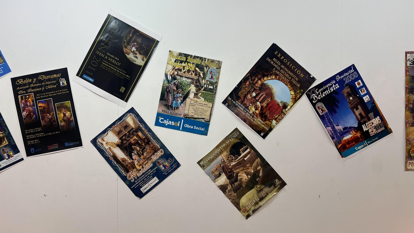 Fotos de la exposición belenista por el 25 aniversario de la asociación Oro, Incienso y Mirra en Algeciras