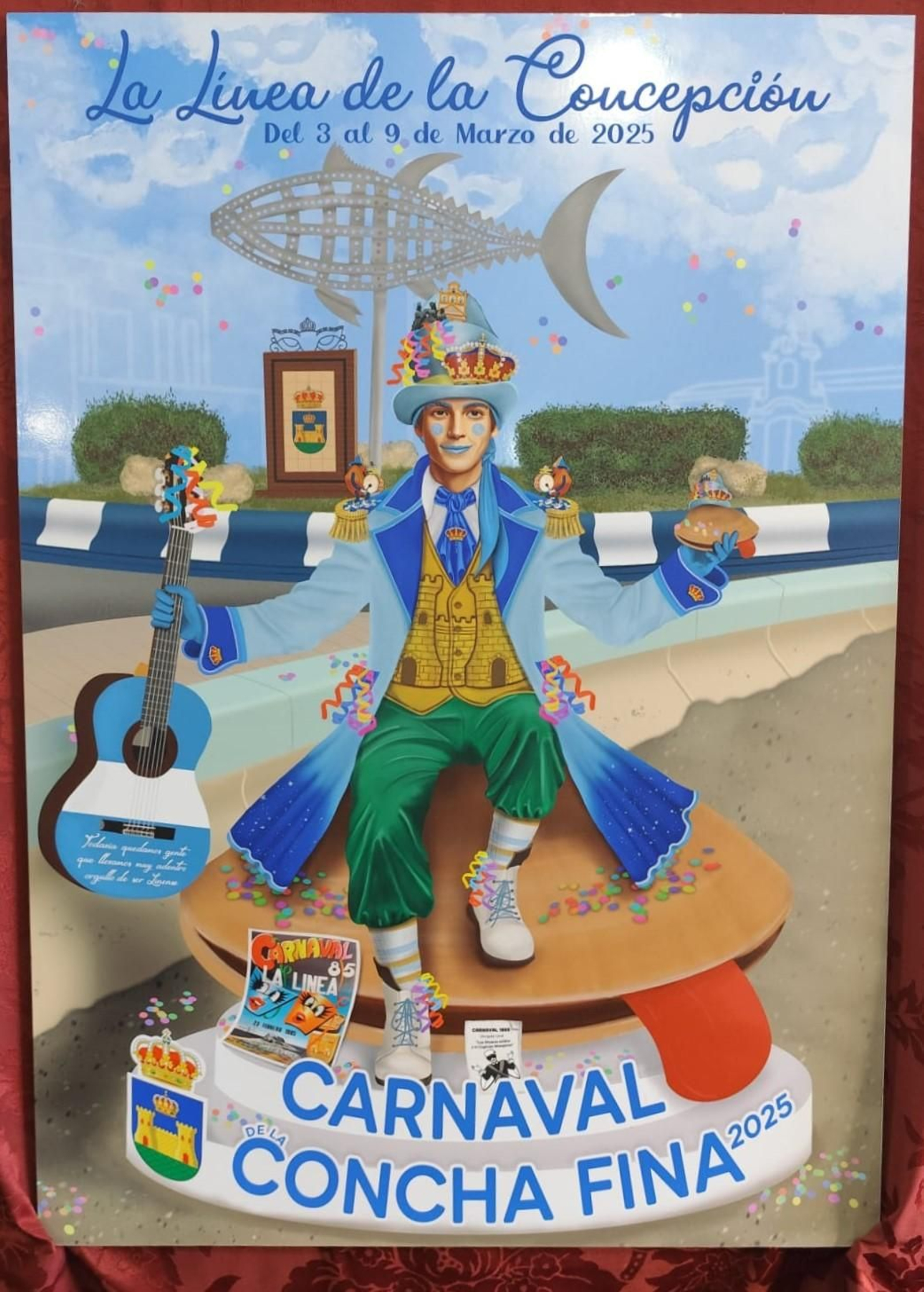 El cartel del carnaval de La Línea de 2025.