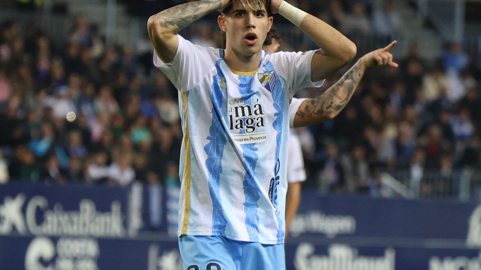 El Málaga CF-Eldense, en fotos