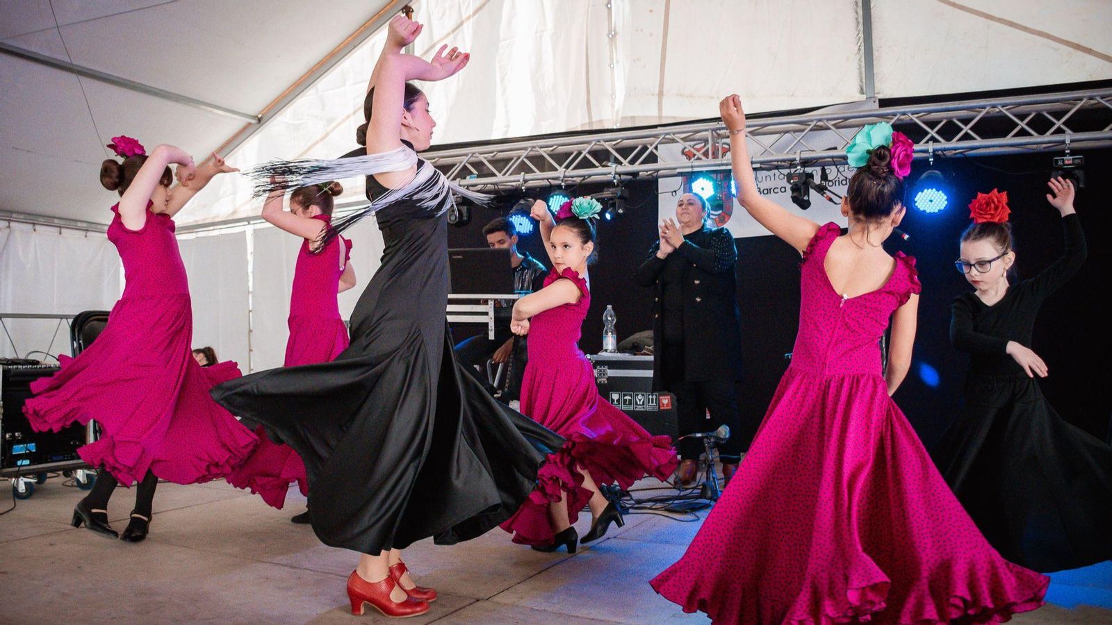 Actuaciones de la Peña Flamenca La Barca el pasado año 2024