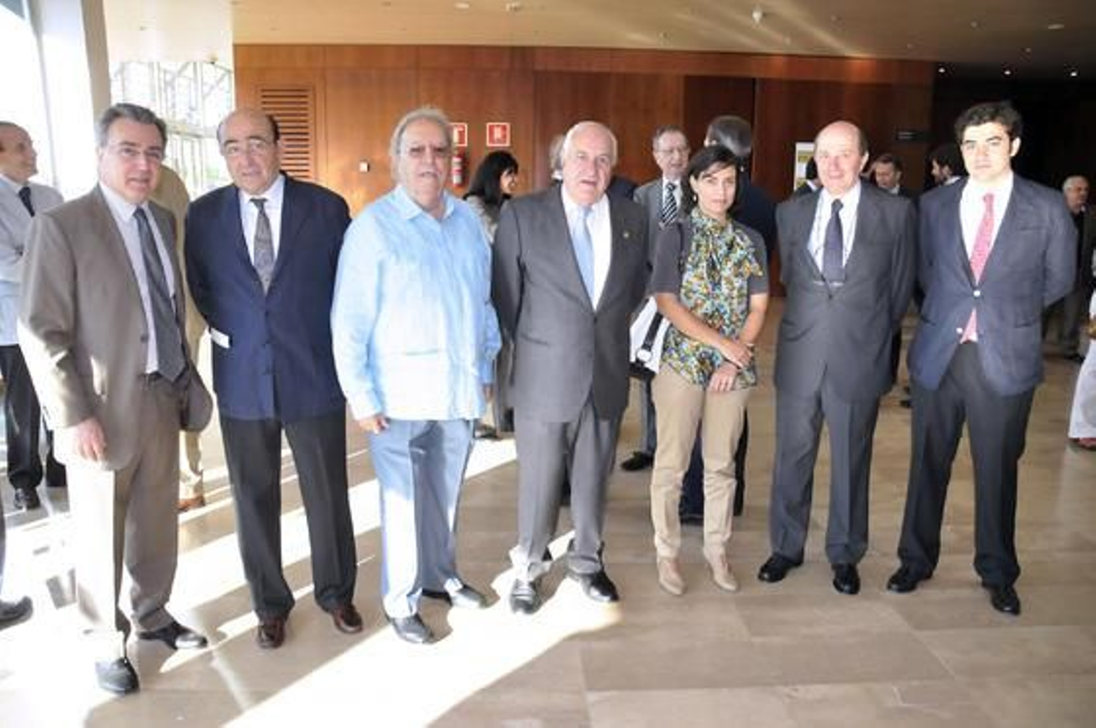 Ignacio Martínez, José María Loring, Valentín Álvarez  Vigil, Juan Ramón Guillén, Inñes Pérez, Salvador Loring e  Ignacio Laínez.

Foto: Juan Carlos Vázquez