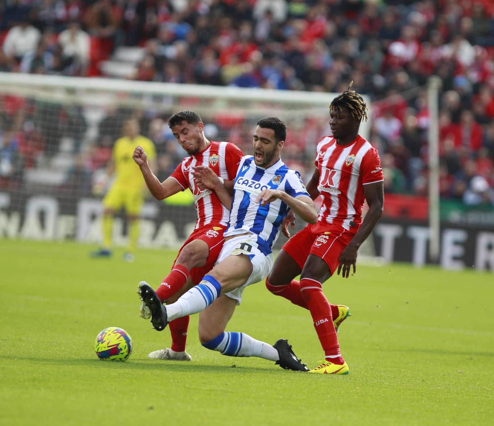 Imágenes del partido U.D. Almería-Real Sociedad