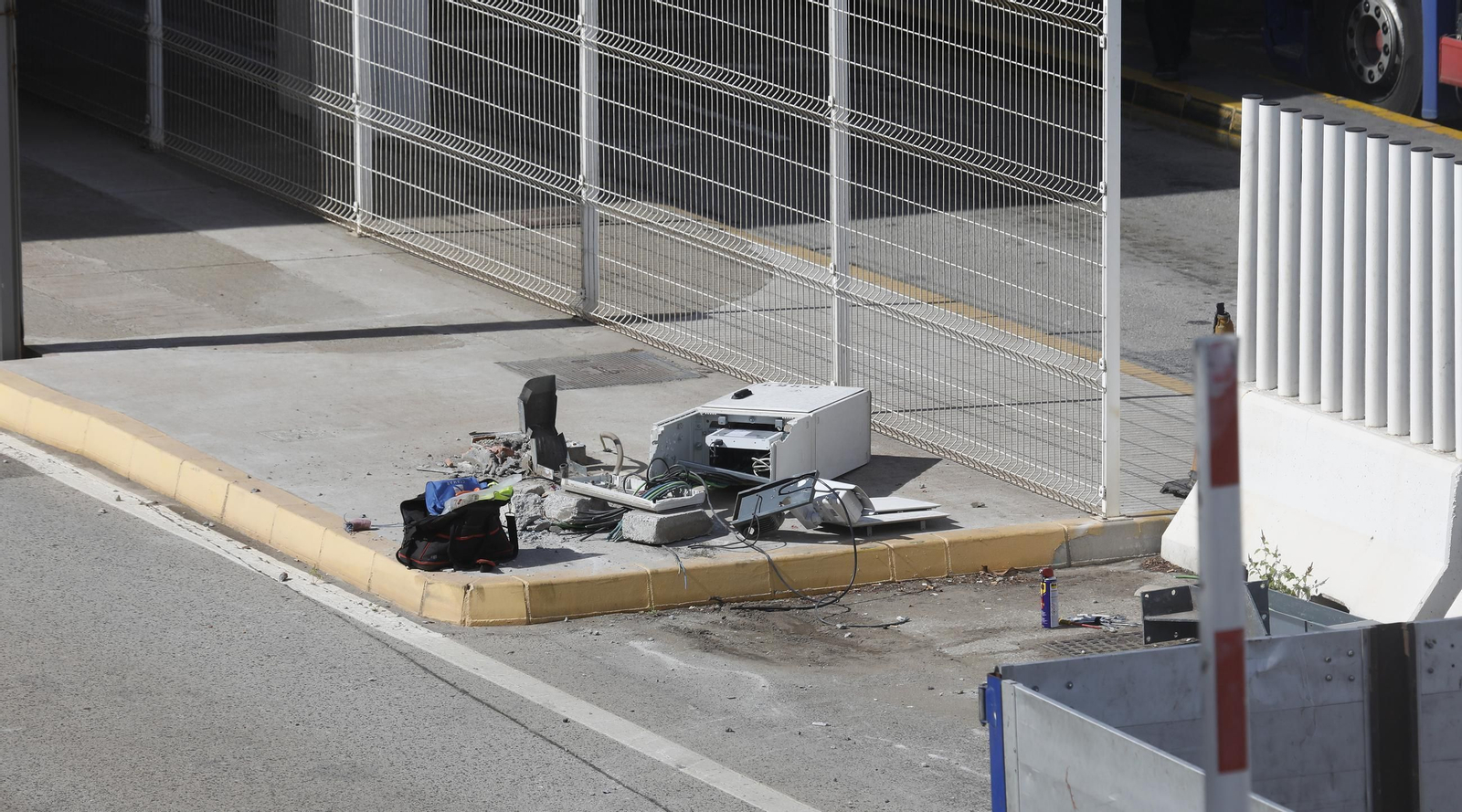 Fotos del Accidente en el Acceso Norte al Puerto de Algeciras