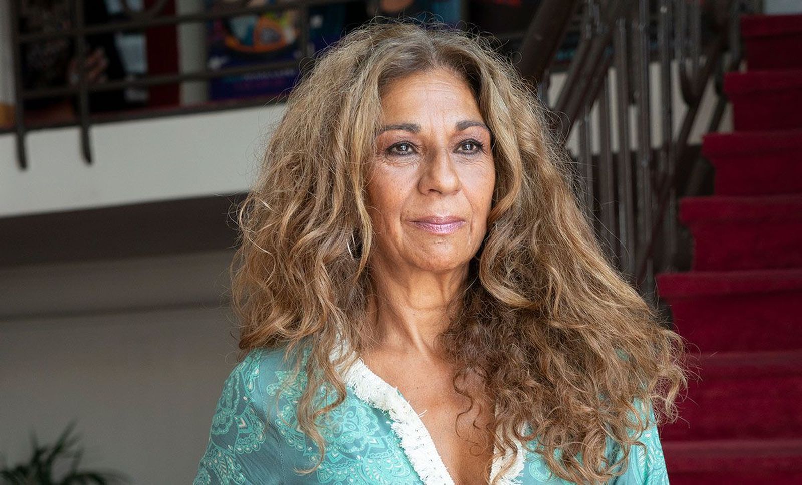 Lolita,  en su primer acto público tras ser abuela.