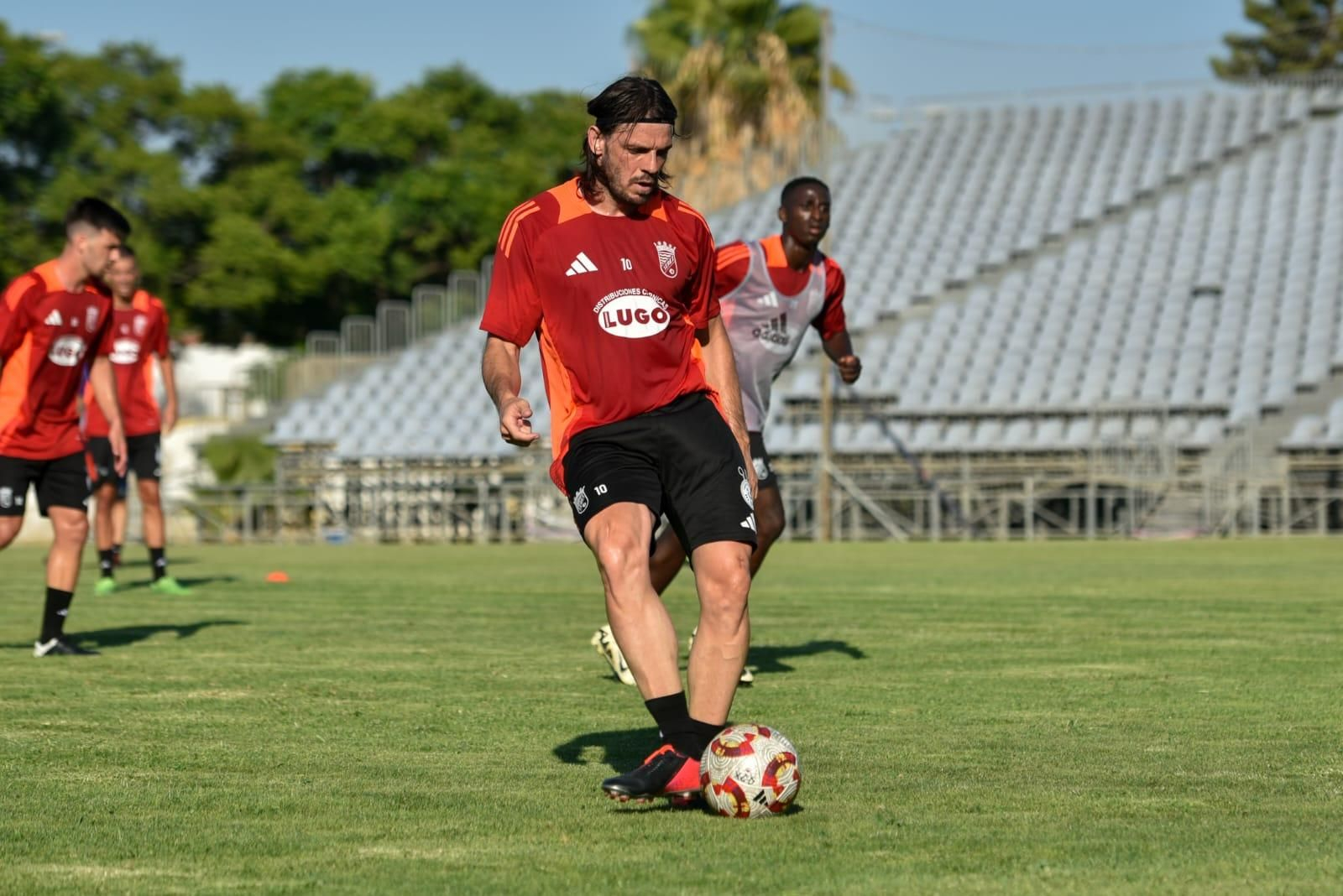 Las imágenes del entrenamiento del Xerez CD en el Estadio Pedro Garrido