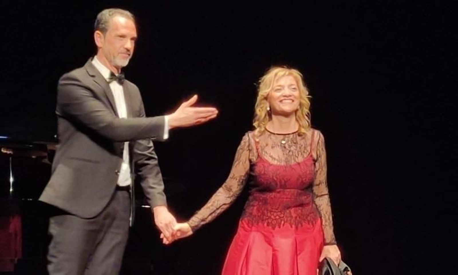 El pianista Juan José Cosano y la soprano Ana María Moya. El pianista Juan José Cosano y la soprano Ana María Moya.