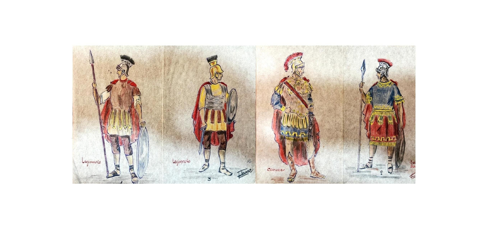 Armaos romanos para Sentencia