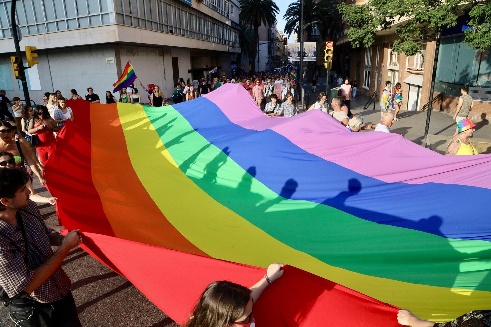 La manifestación en Málaga por el Día del Orgullo, en fotos