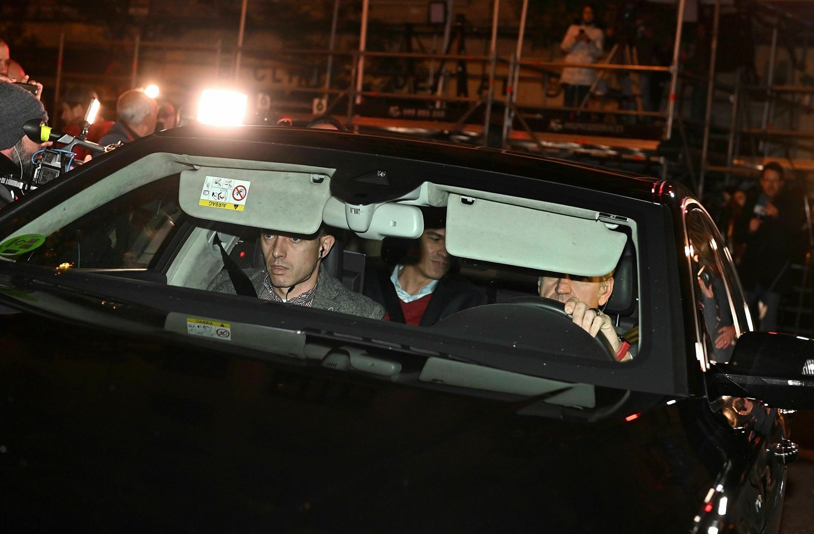 Pedro Sánchez, a su llegada a Ferraz