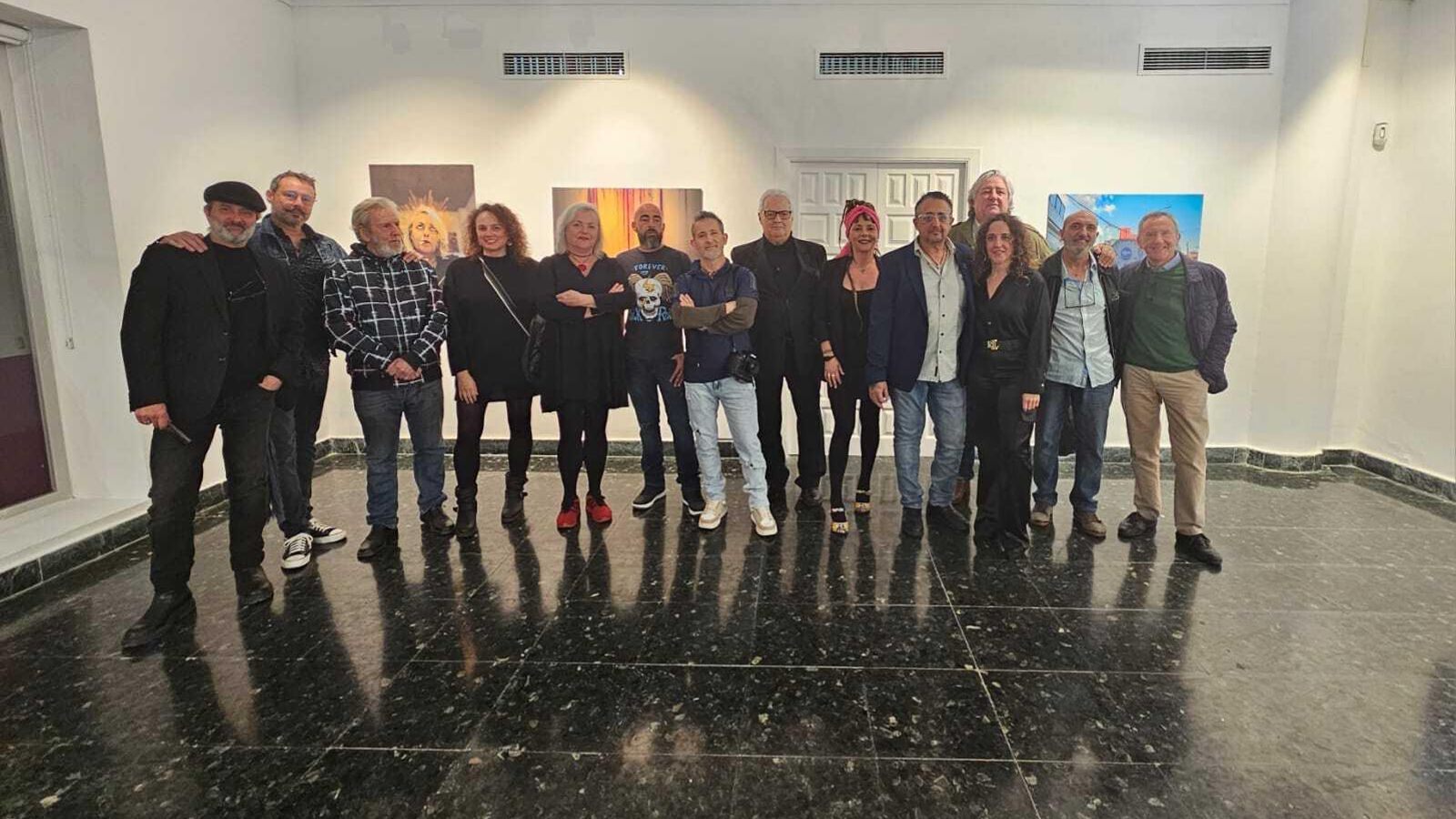 Algunos de los artistas participantes.