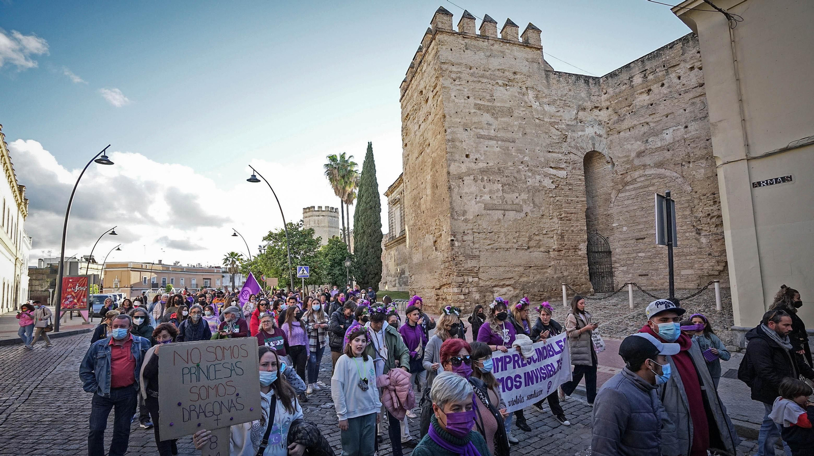 Así se vivió el 8M en Jerez