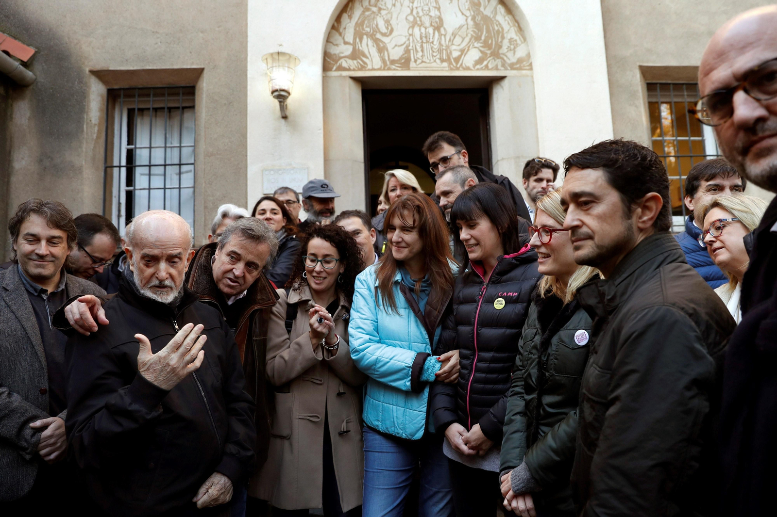 Consejeros y diputados que inician el ayuno.