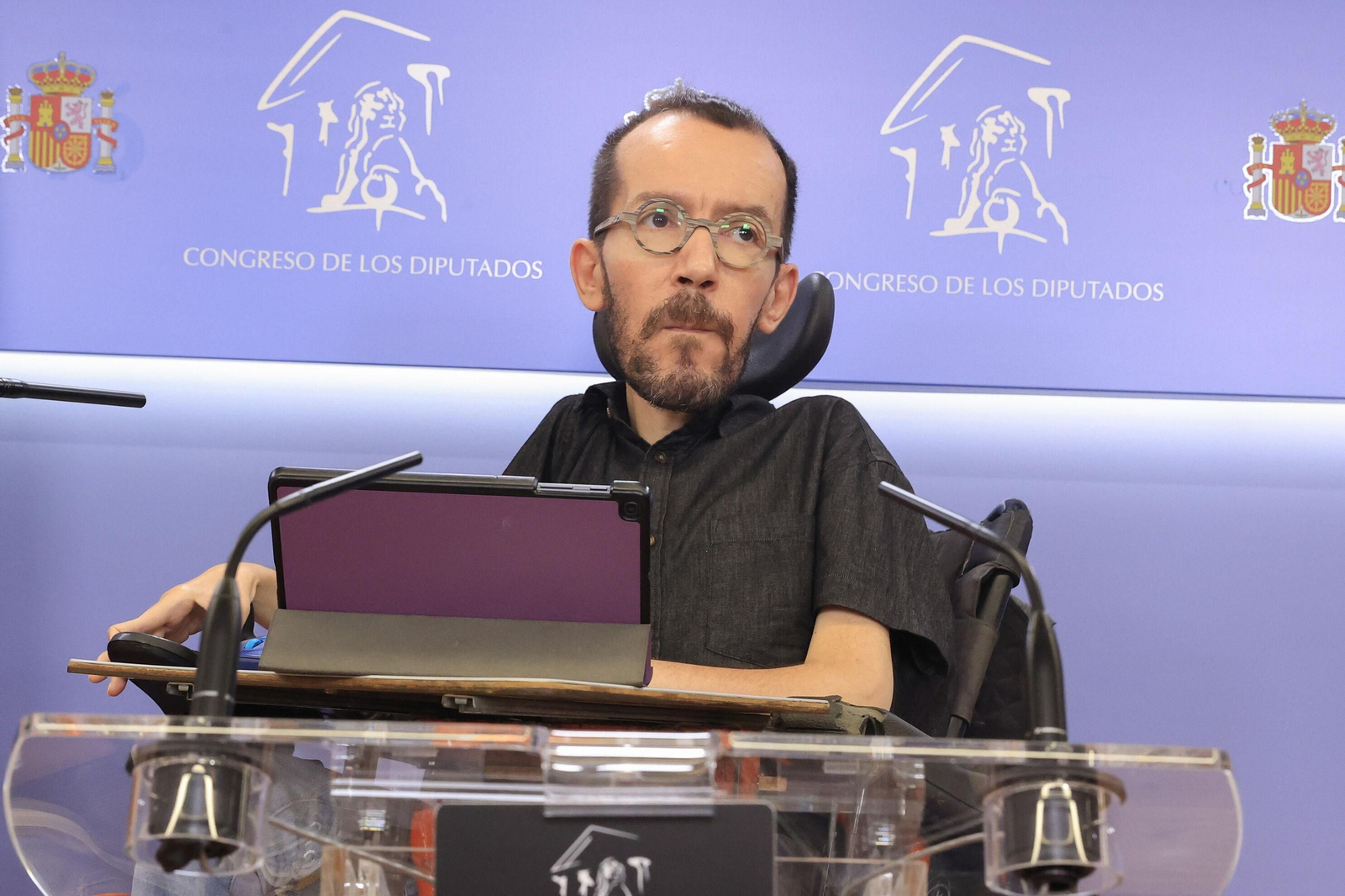 Pablo Echenique, en una imagen de archivo en el Congreso de los Diputados