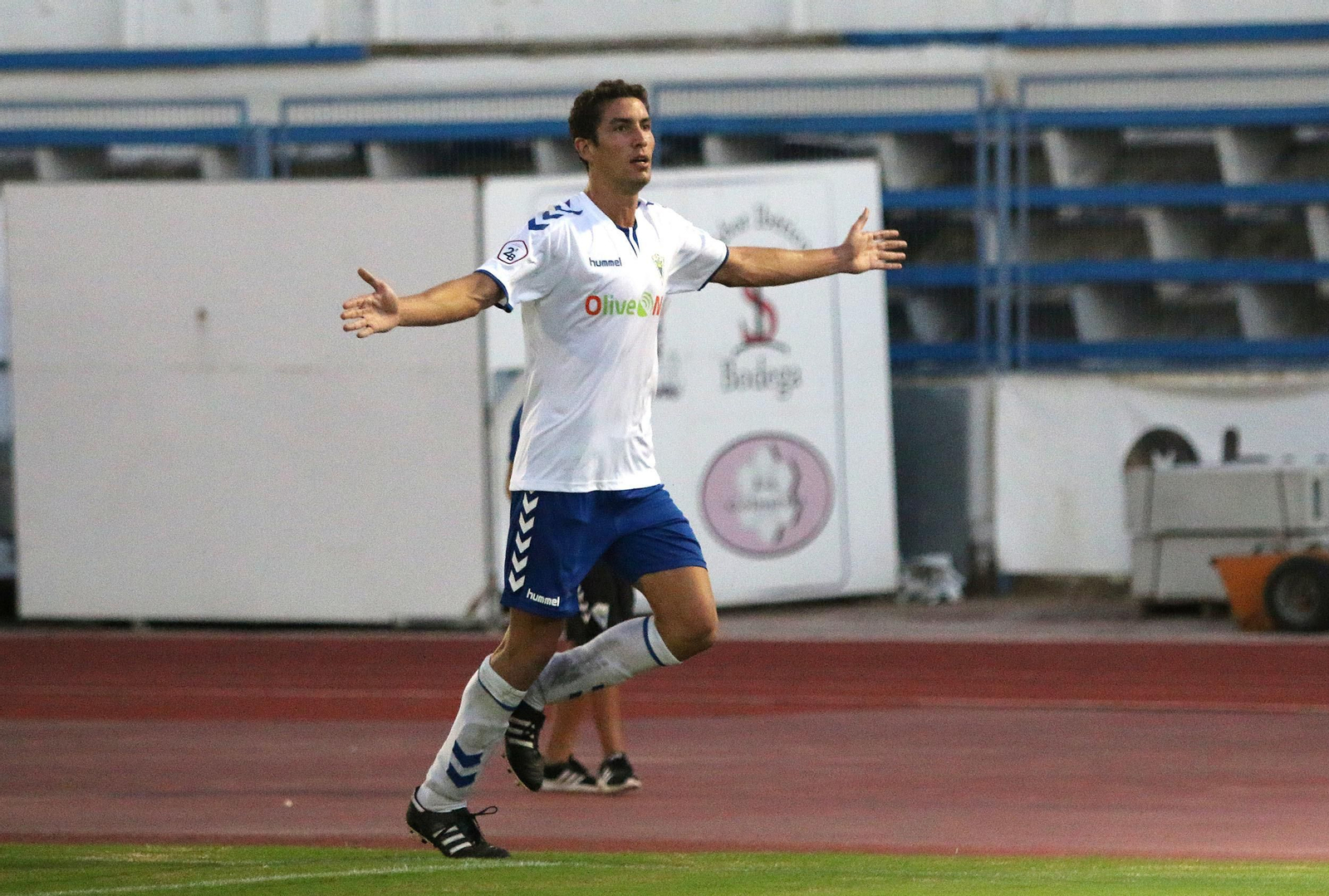 Montero celebra un gol esta temporada.