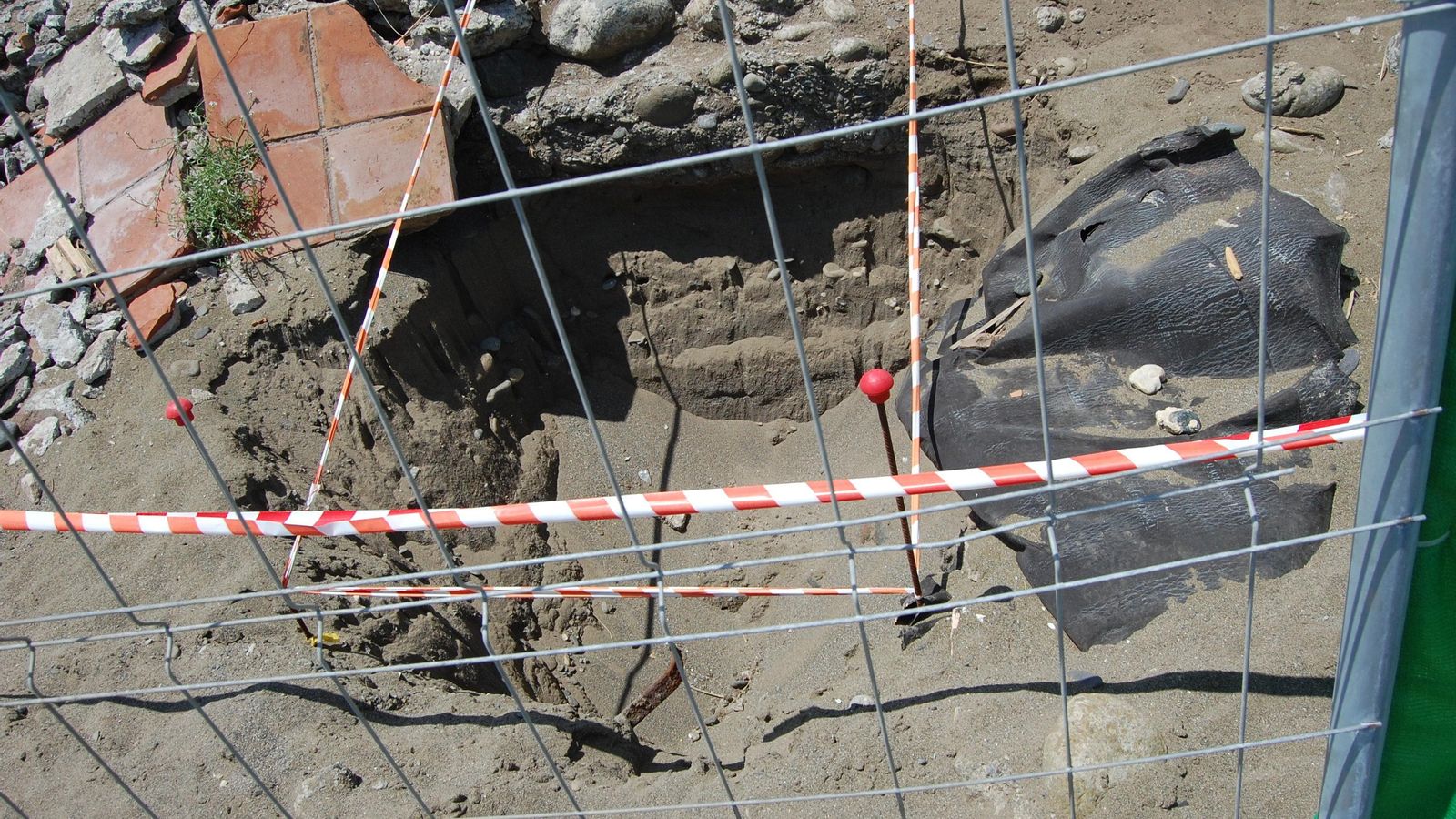 El artefacto ha sido hallado en la playa