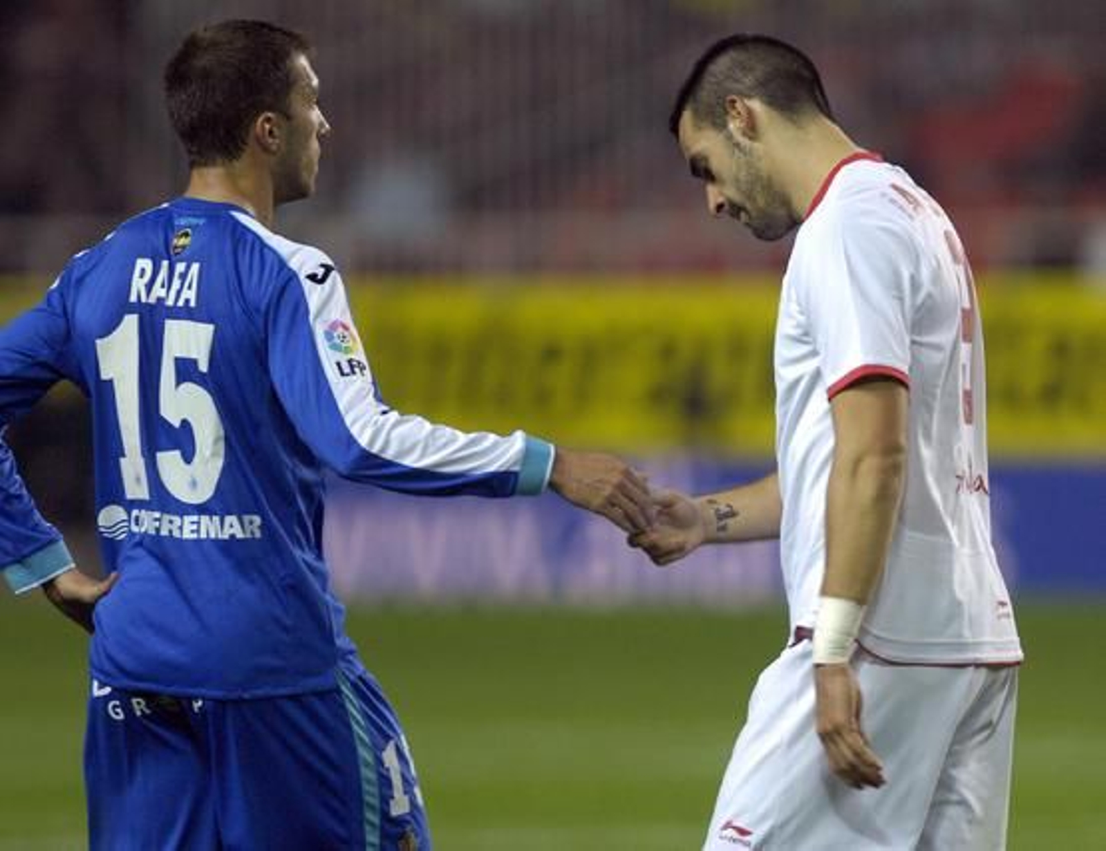 El Sevilla gana con autoridad al Getafe en el Sánchez Pizjuán. / Manuel Gómez