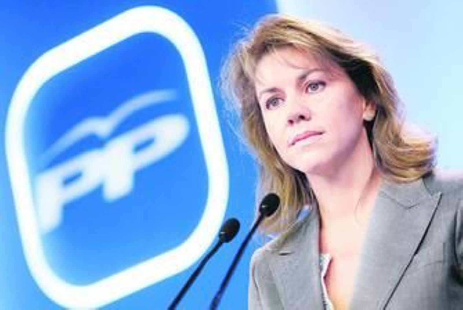 De Cospedal, ayer en rueda de prensa en la sede del PP tras la reunión del comité de dirección.