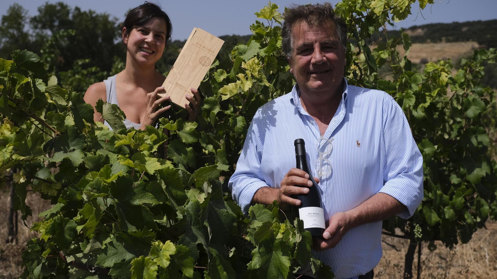 Ana de Castro y Jorge Viladomiu, bodega La Melonera Ana de Castro y Jorge Viladomiu, bodega La Melonera
