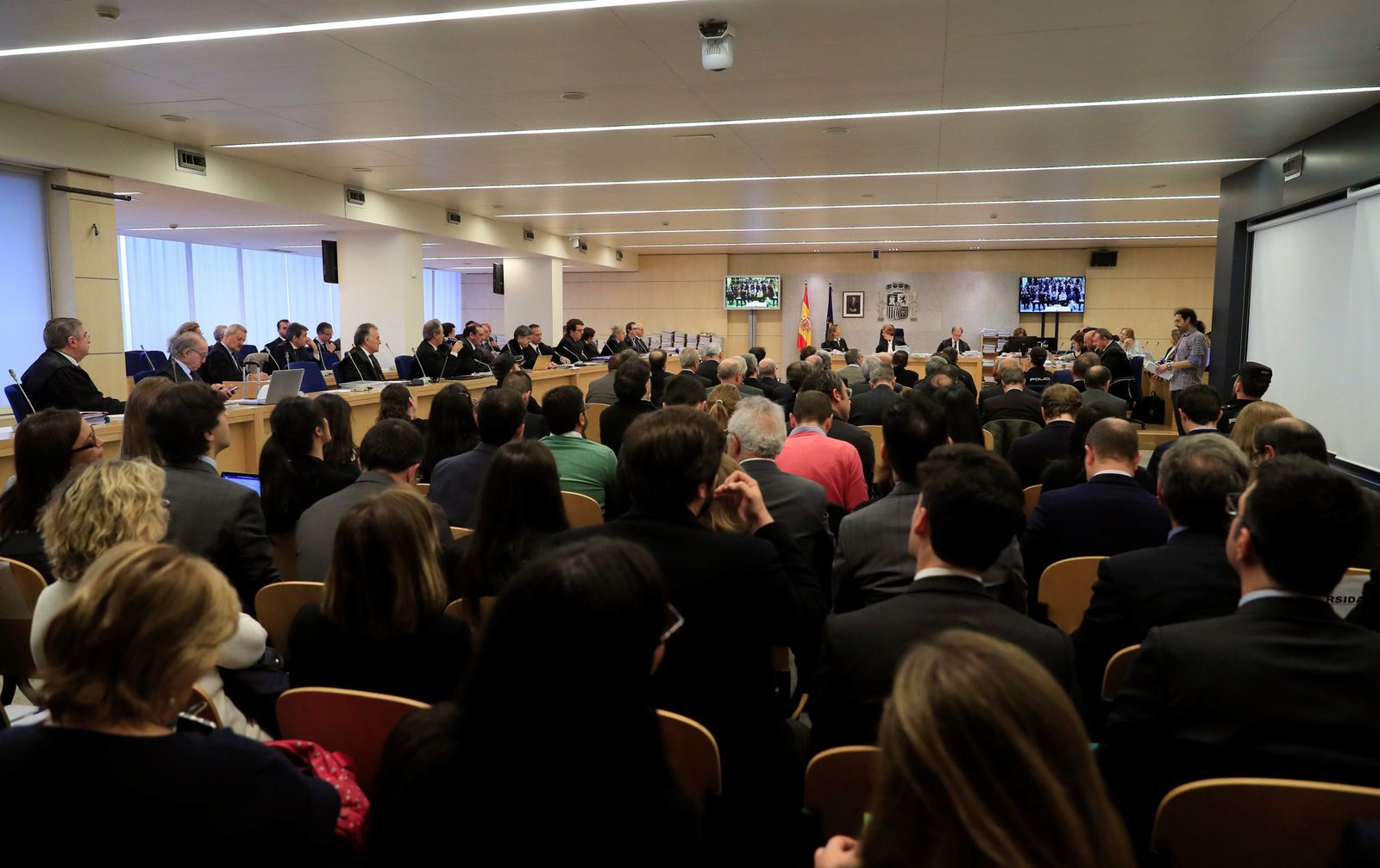 Primera sesión del juicio por la salida a Bolsa de Bankia en 2011 que se celebra en la Audiencia Nacional de San Fernando de Henares.