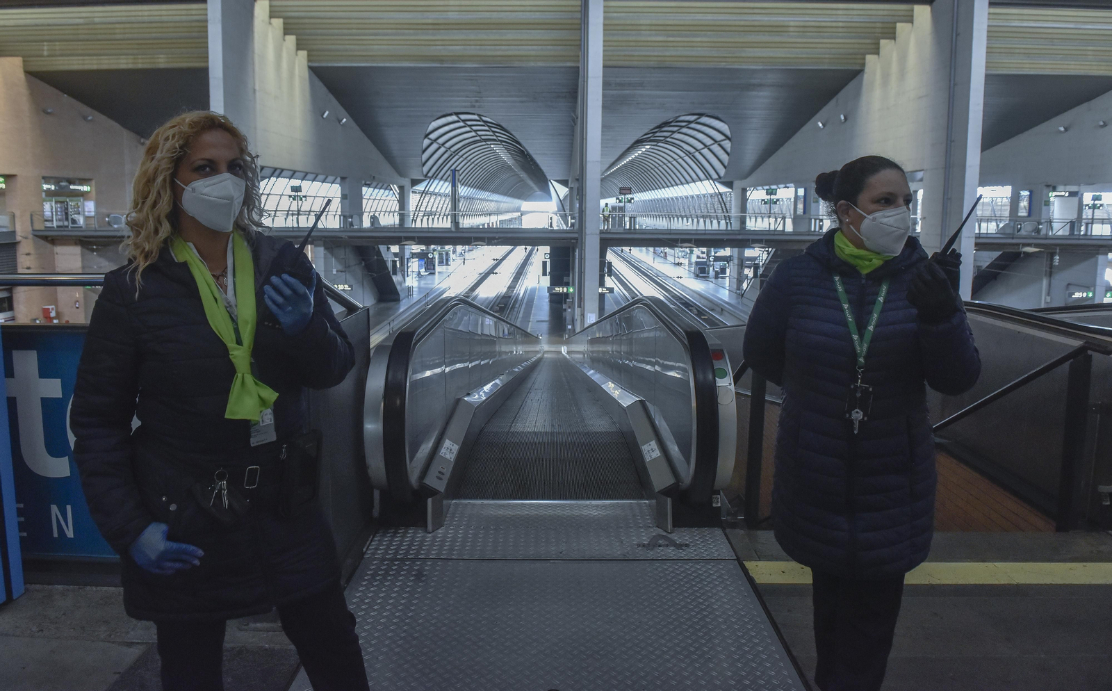 La resistencia en las calles de Sevilla por el estado de alarma: de Santa Justa a Plaza de Armas