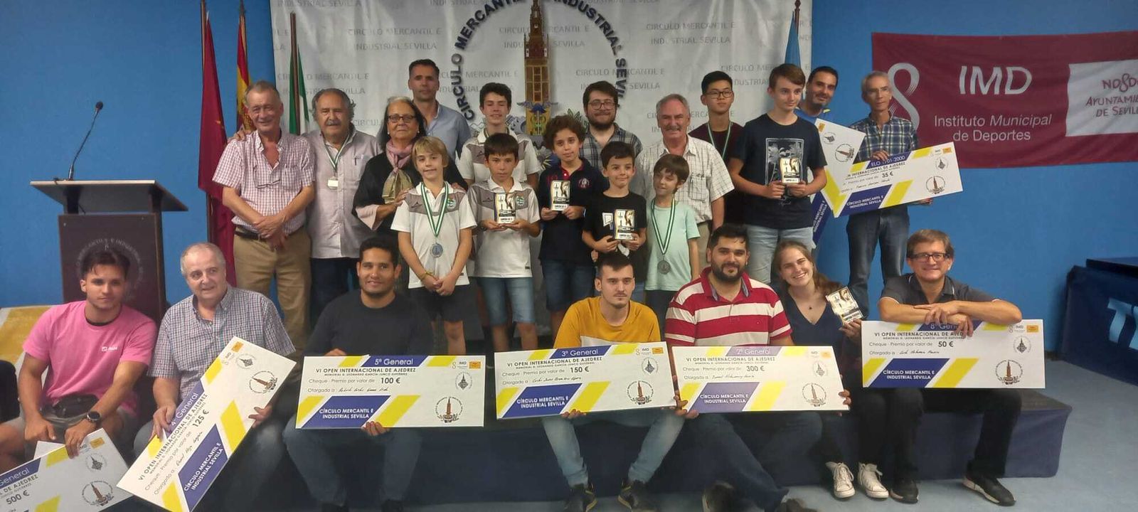Ganadores del VI Open Internacional Leonardo García Junco 2022.