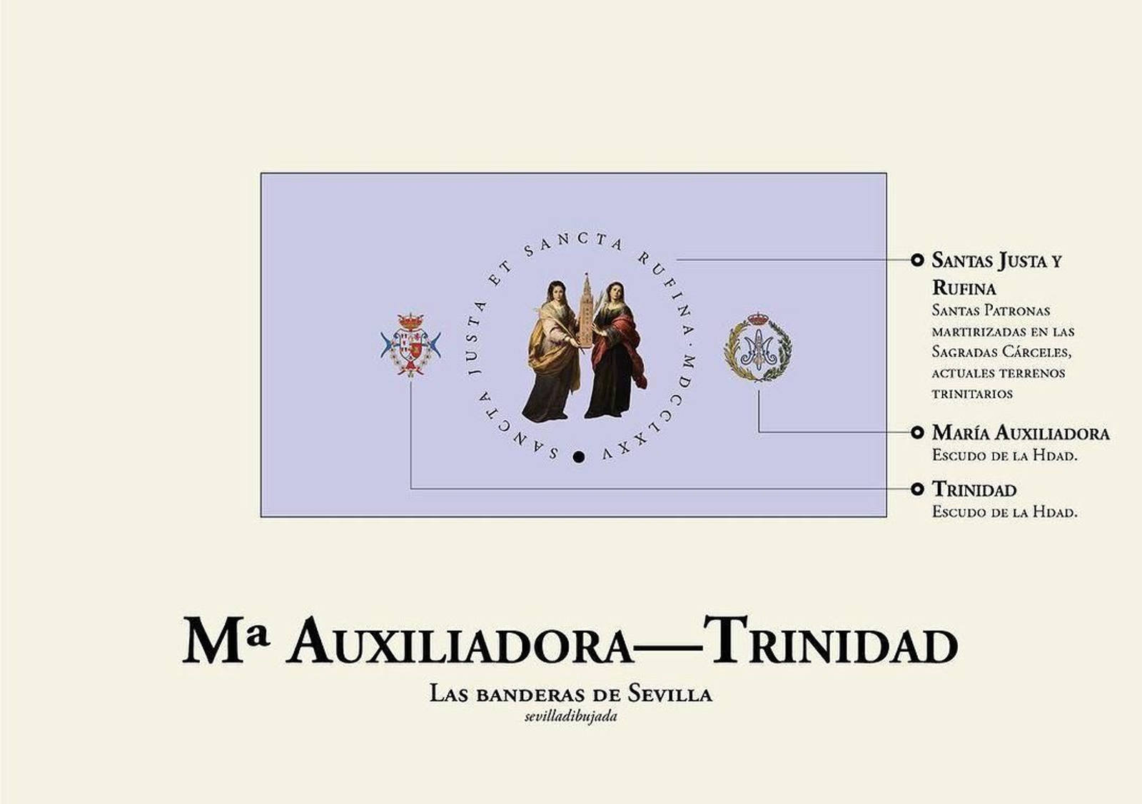 Las banderas de los barrios de Sevilla