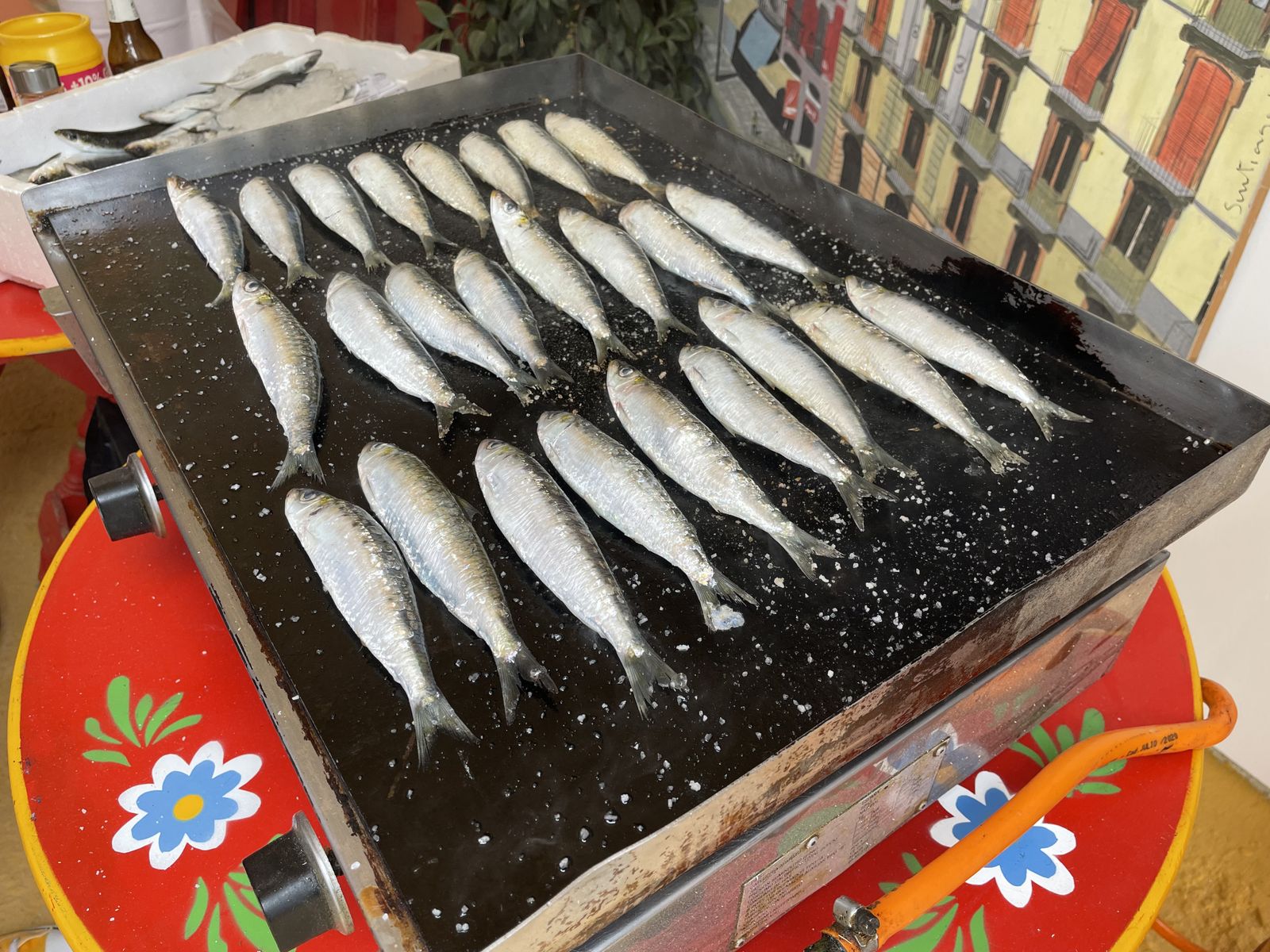 Degustación de sardinas asadas