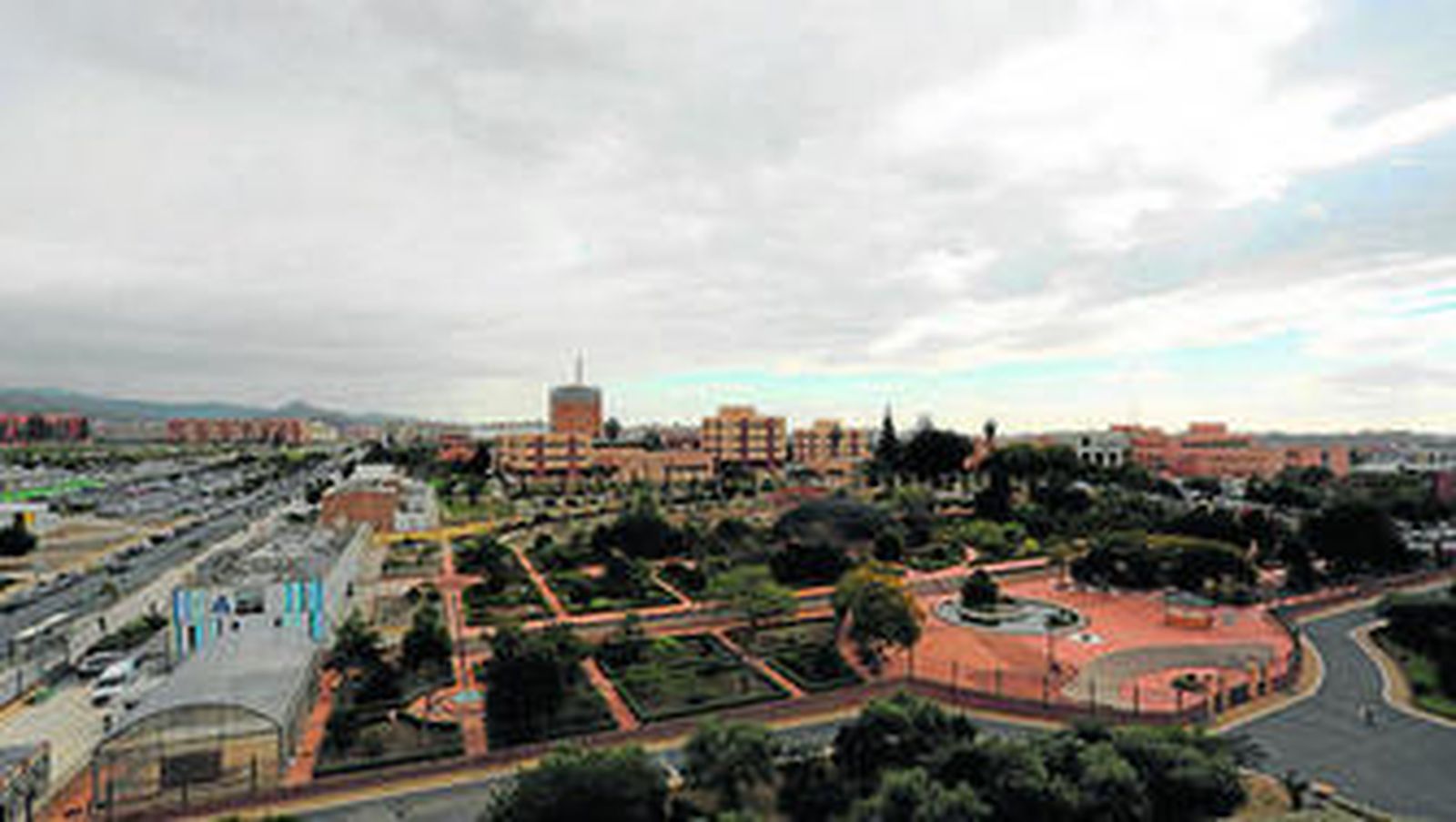 El área principal del Campus de Teatinos.