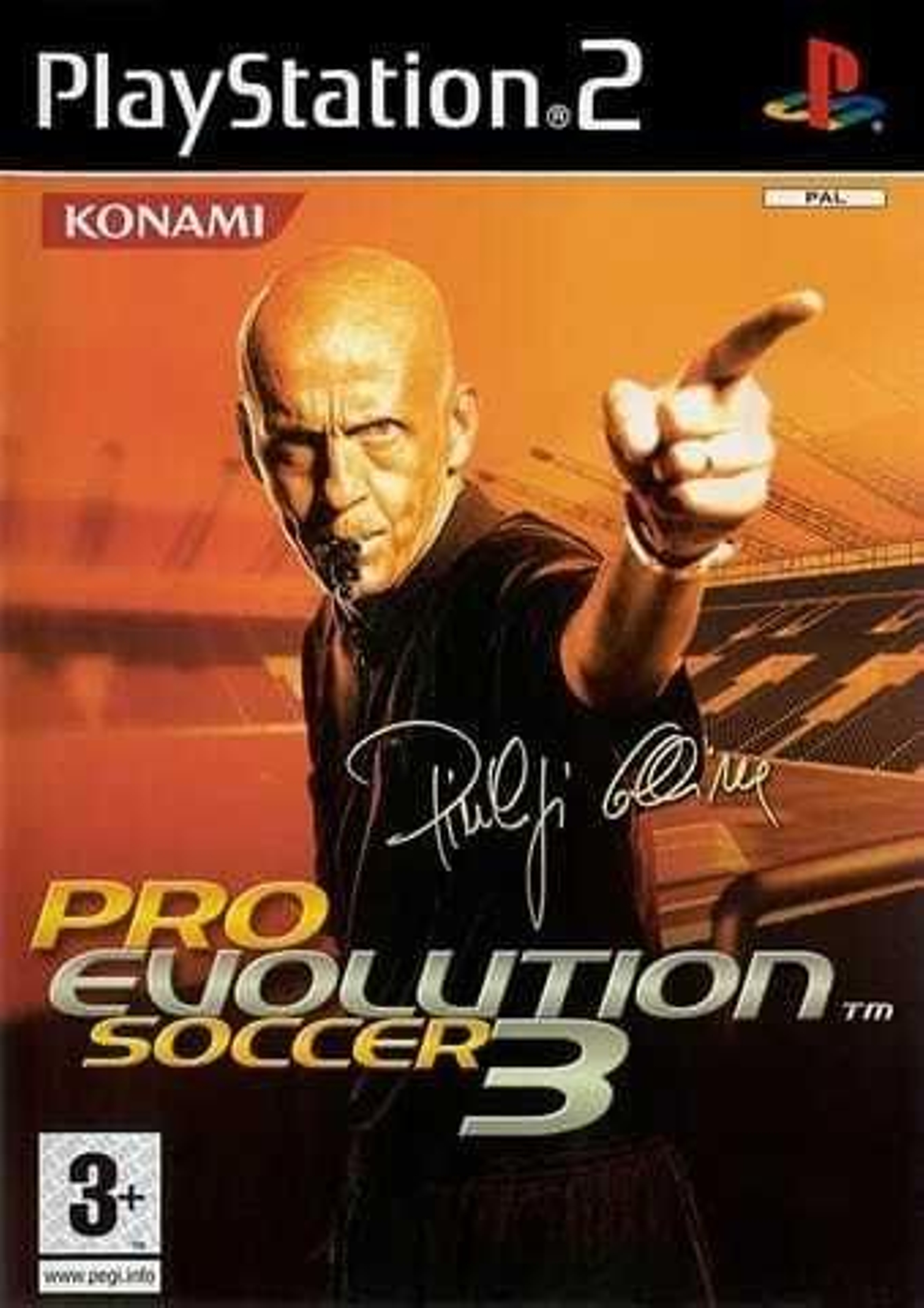 Portada de 'Pro Evolution Soccer 3'.