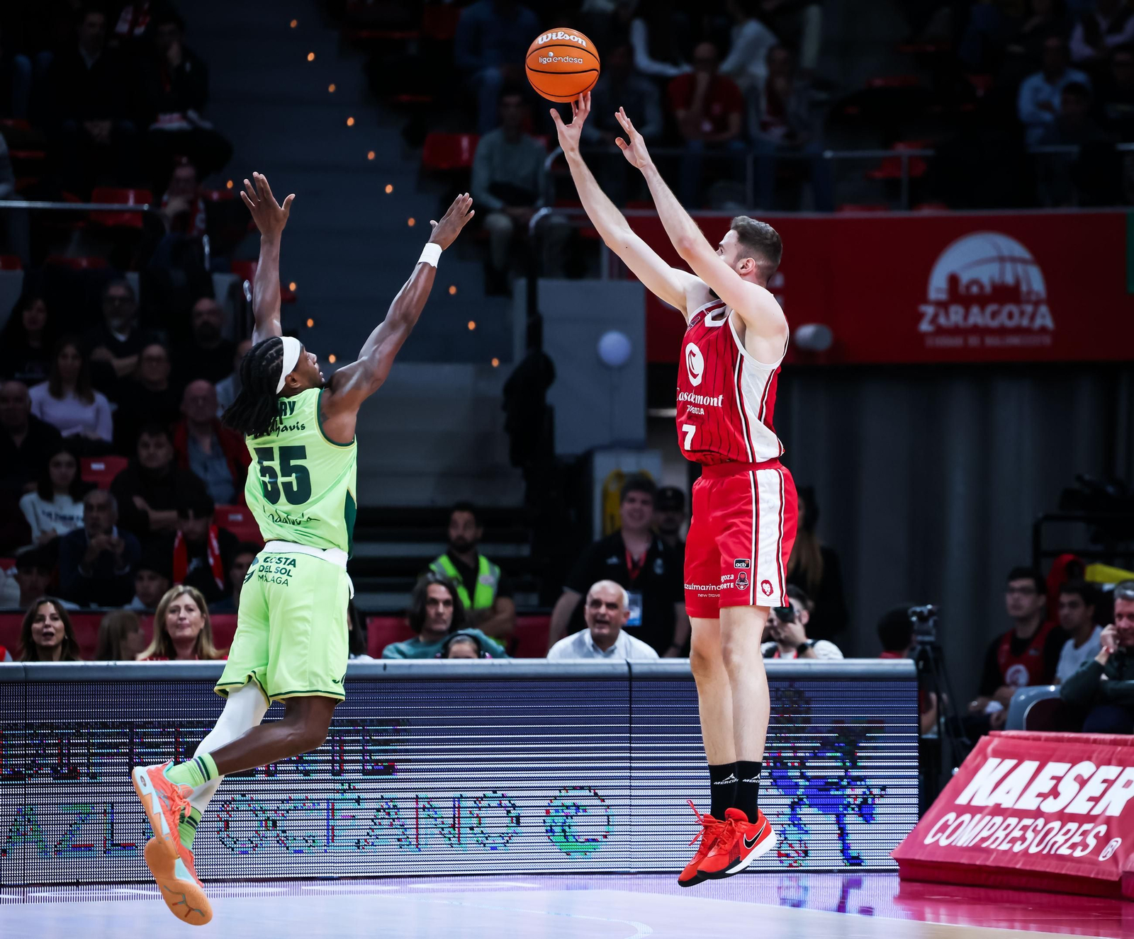 Casademont Zaragoza-Unicaja, en fotos