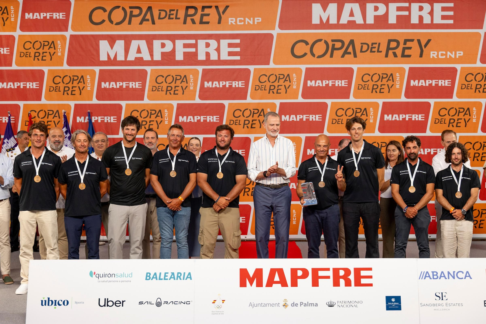Las fotos de la entrega de premios de la Copa del Rey Mapfre de vela