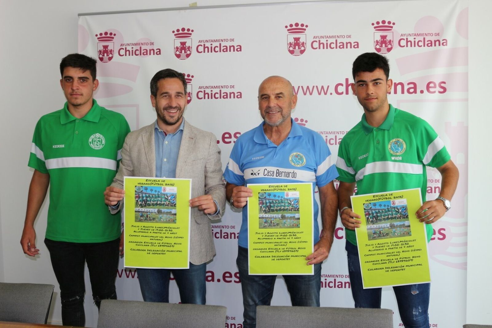 Momento de la presentación de la iniciativa deportiva que se desarrollará este verano.