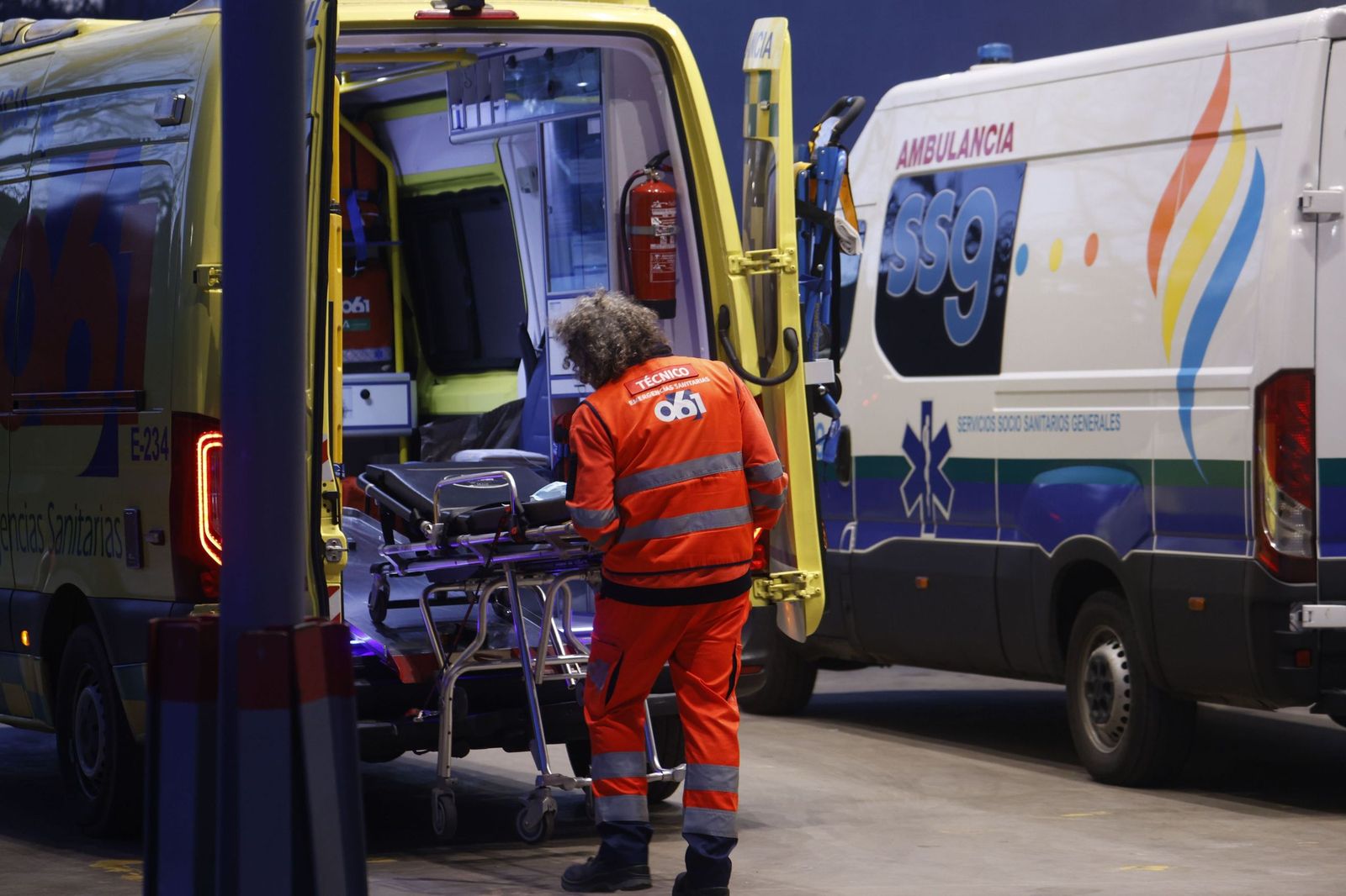 Urgencias del Hospital Reina Sofía en la noche del accidente de Adamuz.