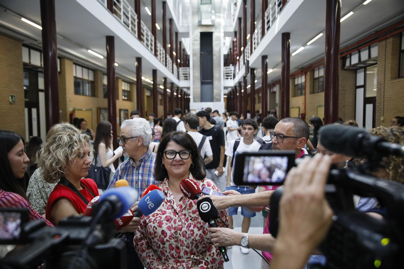 Imágenes de la evaluación para el acceso al sistema universitario (PEvAU)