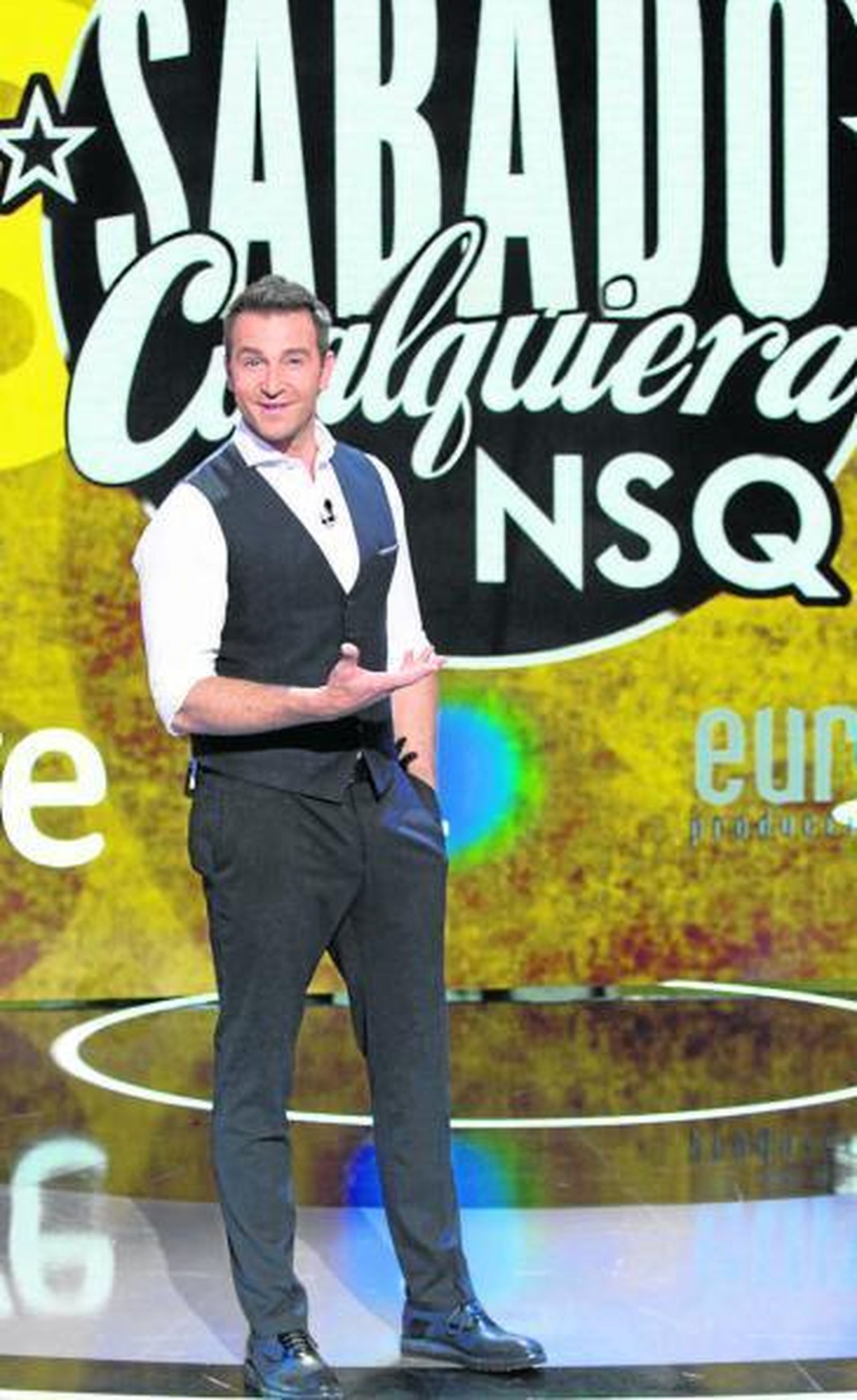 El actor, y ahora presentador, Fernando Gil en 'No es un sábado cualquiera'.