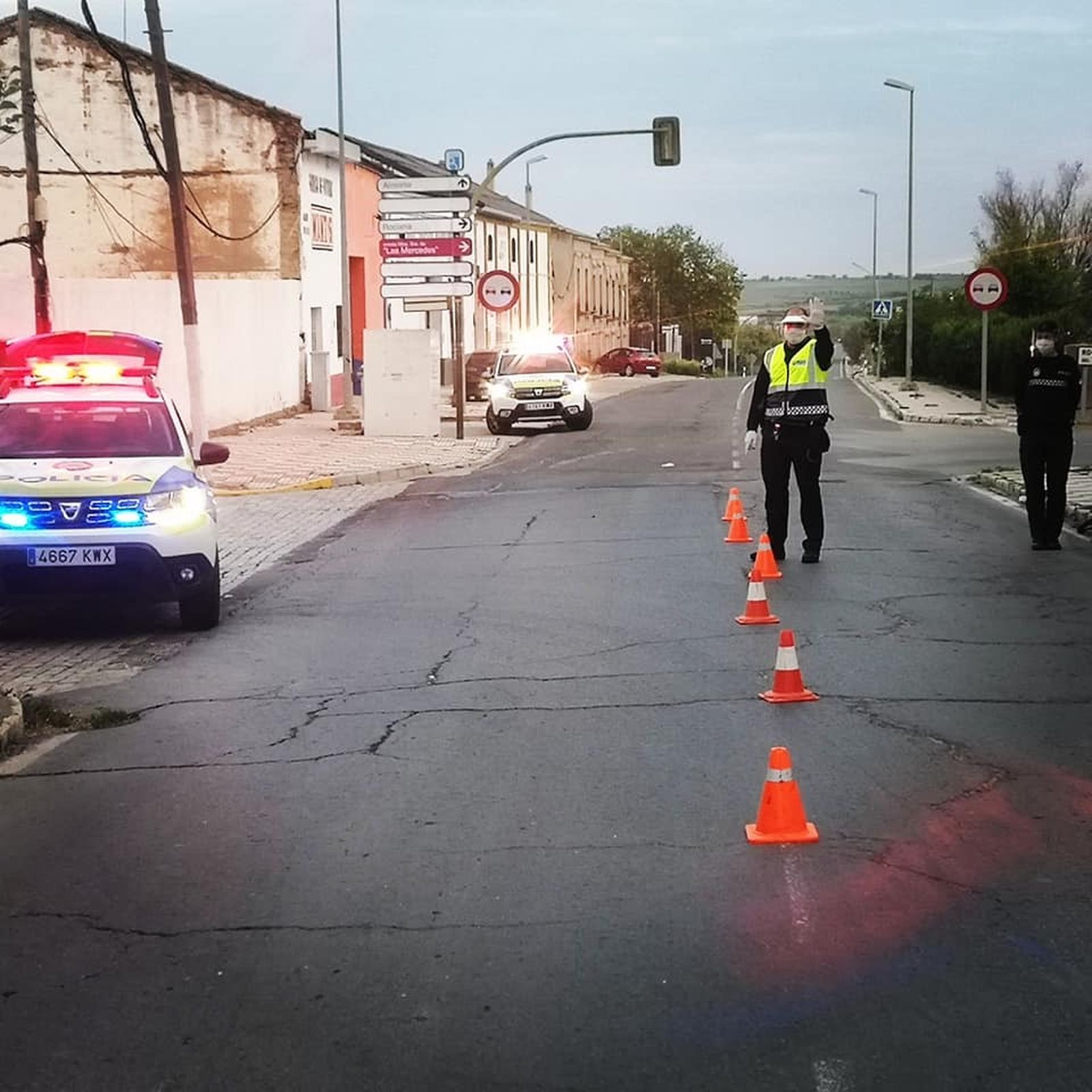 Una actuación de la Policía Local de Bollullos Par del Condado.