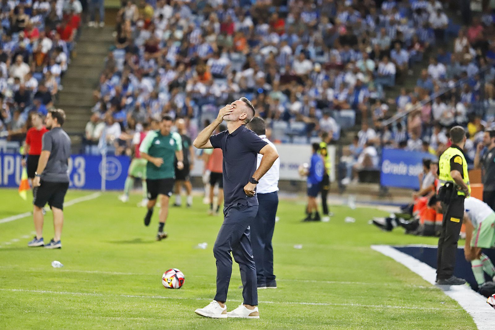 Imágenes del encuentro entre el Recreativo de Huelva y el Málaga