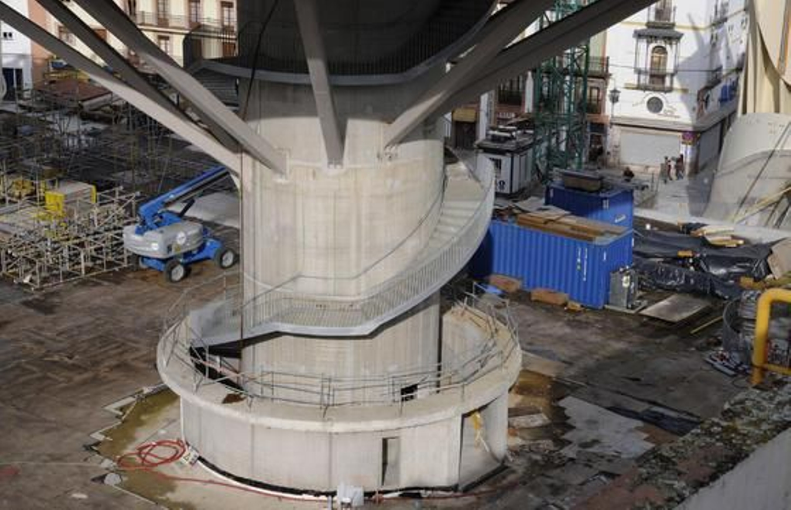 La finalización de las obras se ha retrasado en cuatro ocasiones.

Foto: Juan Carlos Vázquez